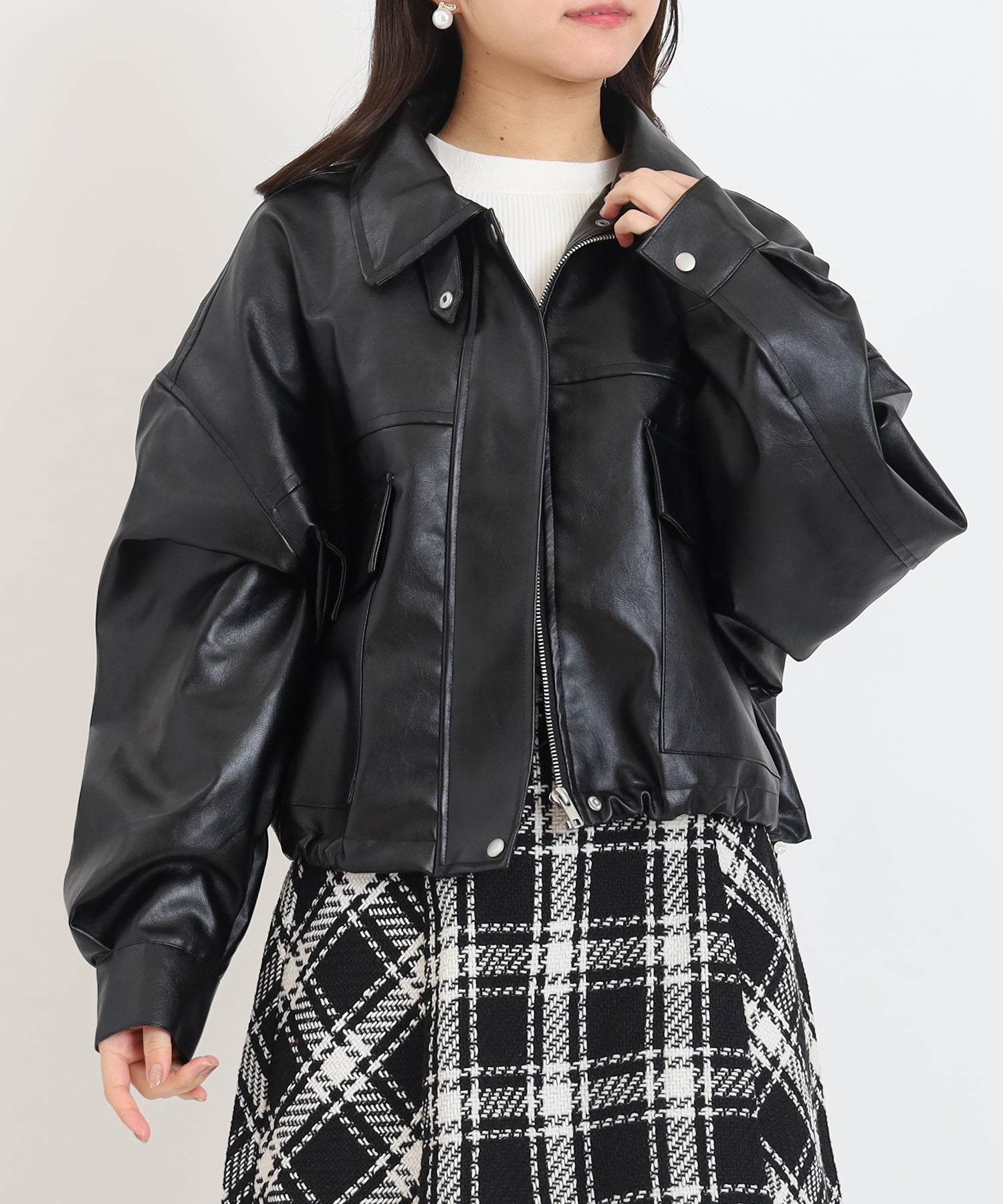 ブラック model:156cm 着用サイズ:M