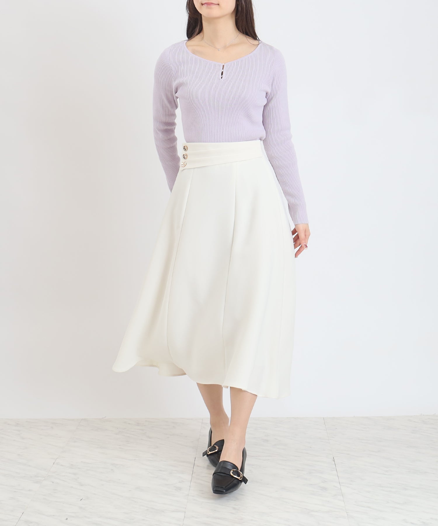 ラベンダー model:160 着用サイズ:M