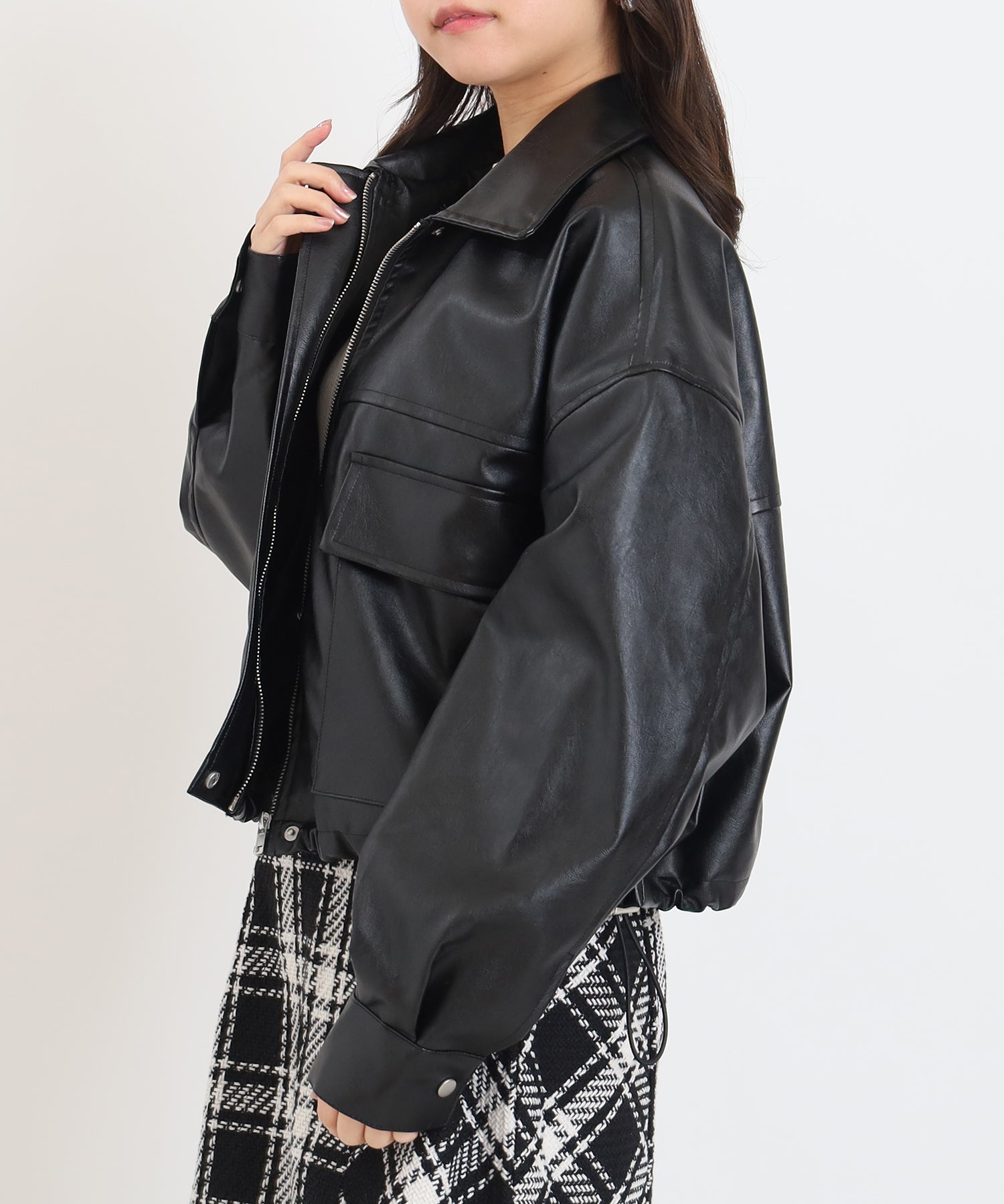 ブラック model:156cm 着用サイズ:M