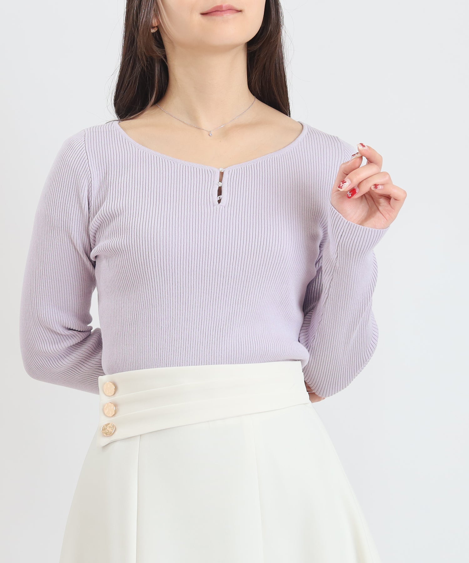 ラベンダー model:160 着用サイズ:M