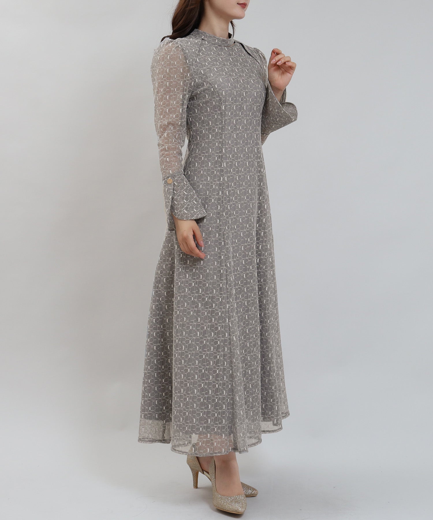 ライトグレー model:159cm 着用サイズ:M
