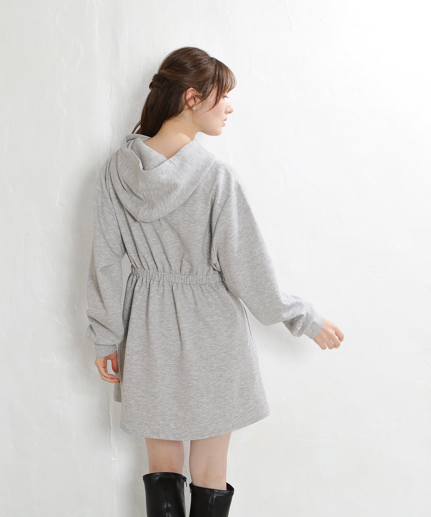 ライトグレー model:163 着用サイズ:M