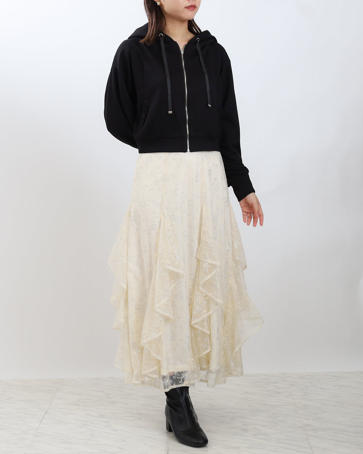 ブラック model:156 着用サイズ:M
