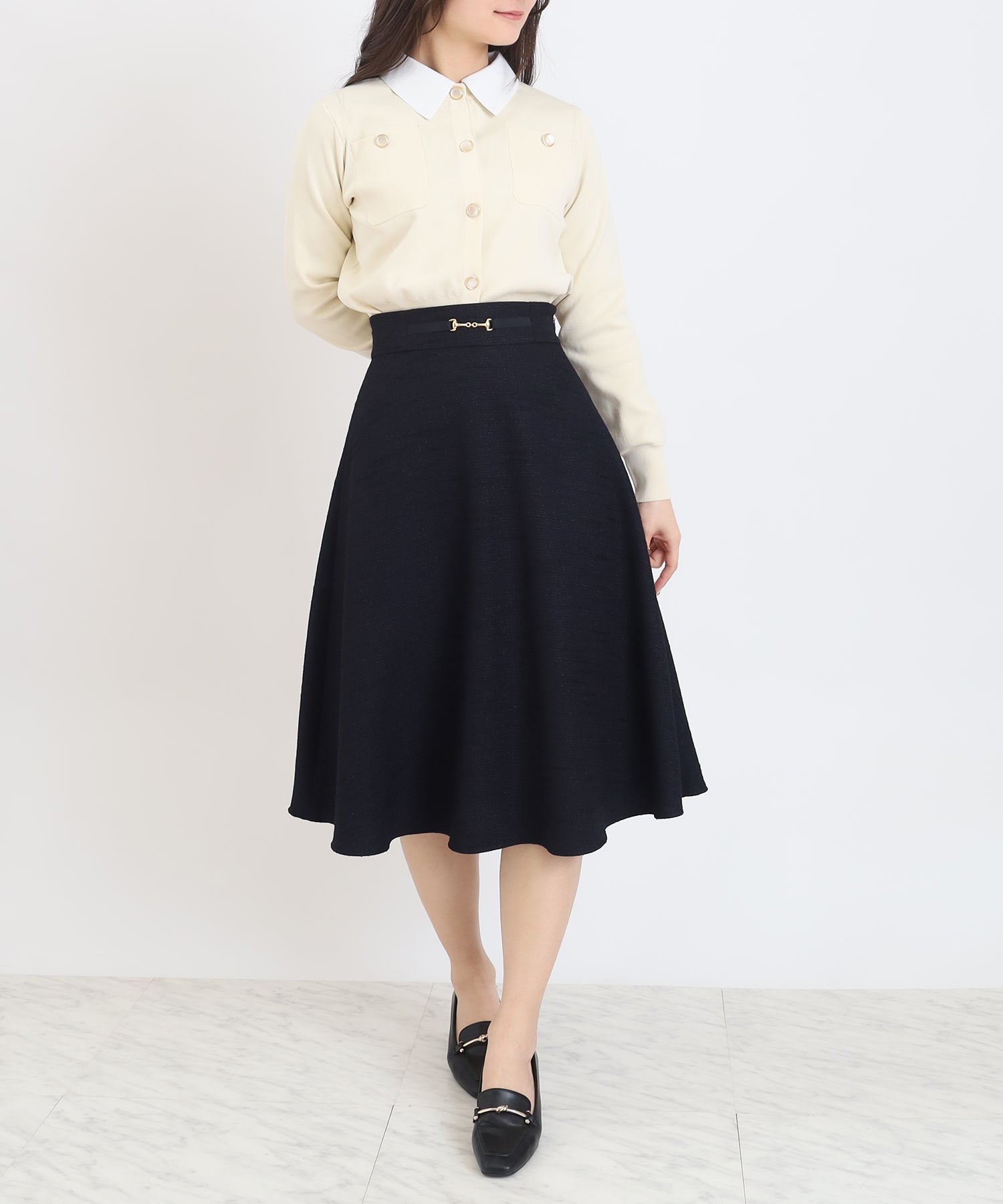 アイボリー model:160 着用サイズ:M