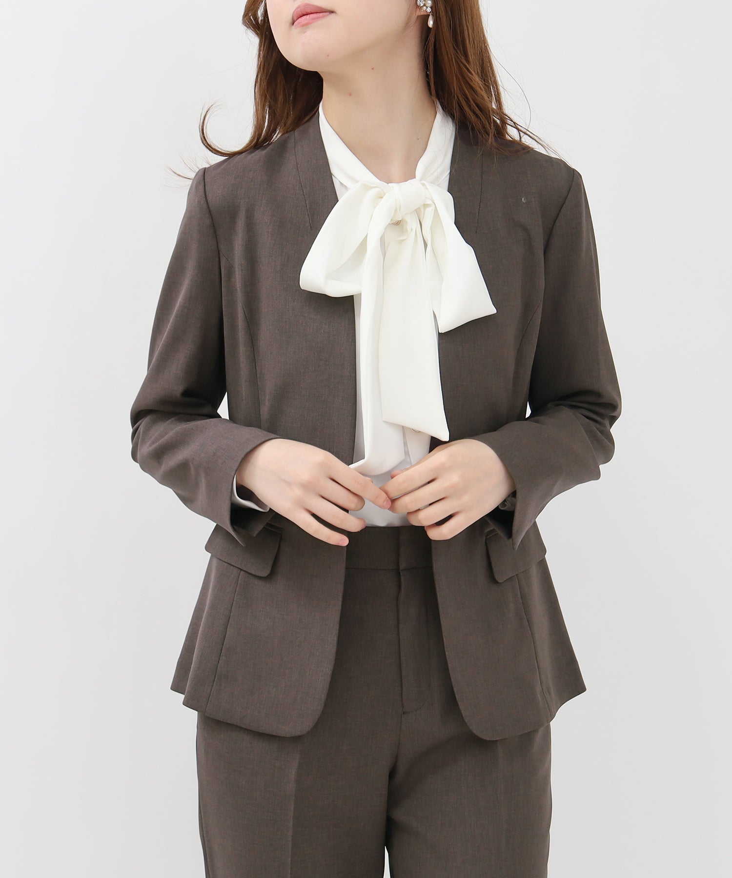 ブラウン model:161 着用サイズ:S