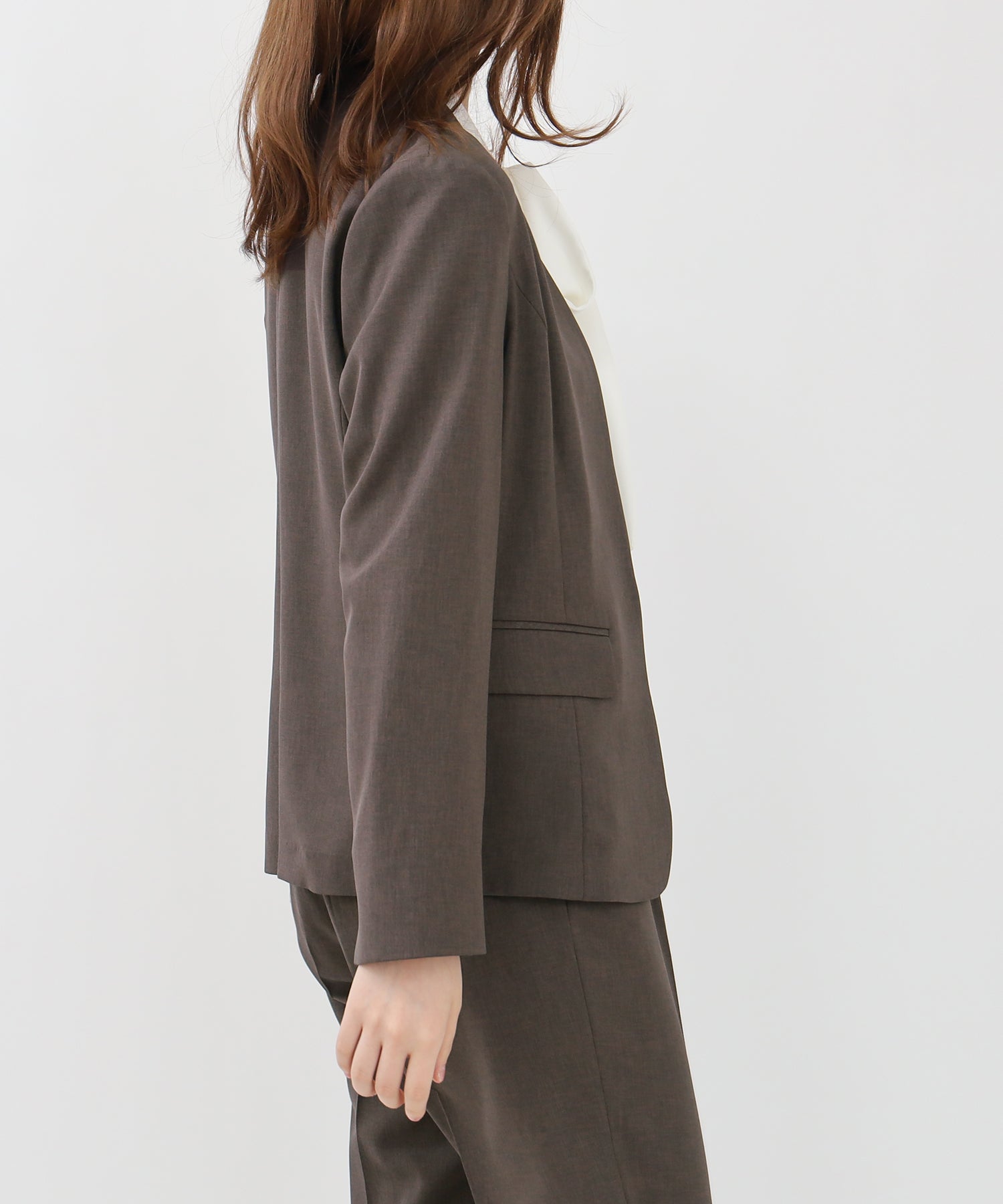 ブラウン model:161 着用サイズ:S