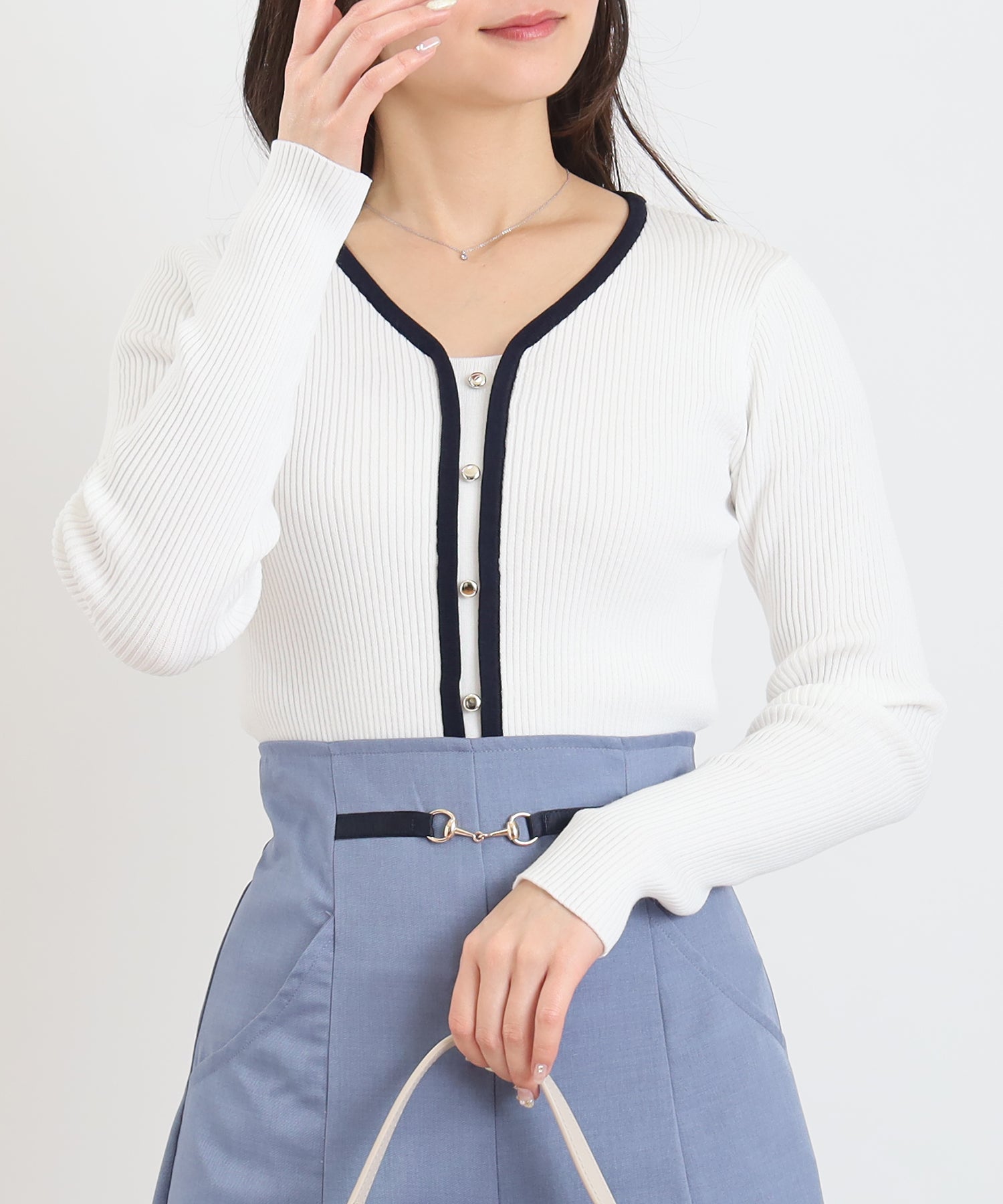 ホワイト model:160 着用サイズ:M