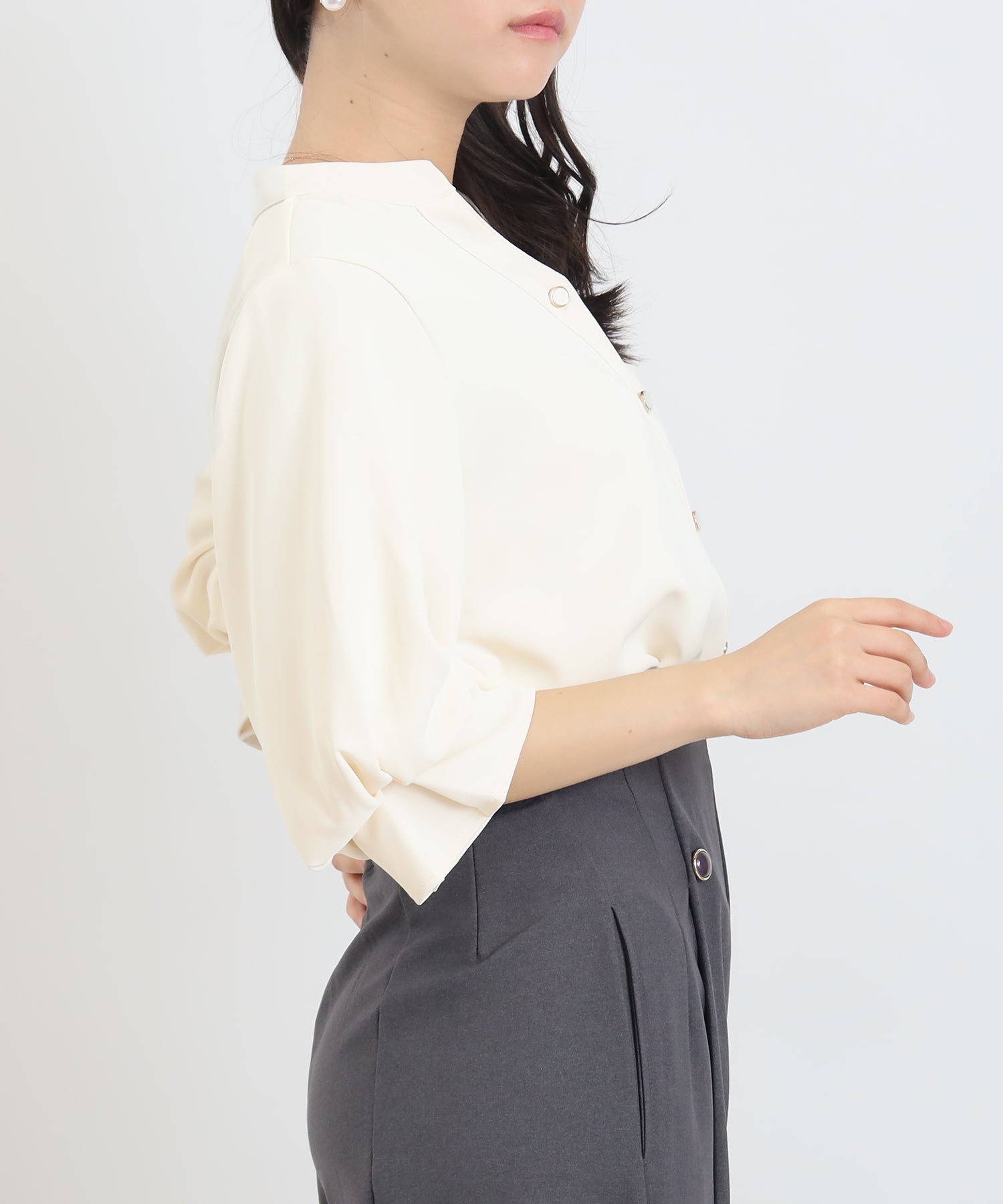 ベージュ model:156 着用サイズ:M
