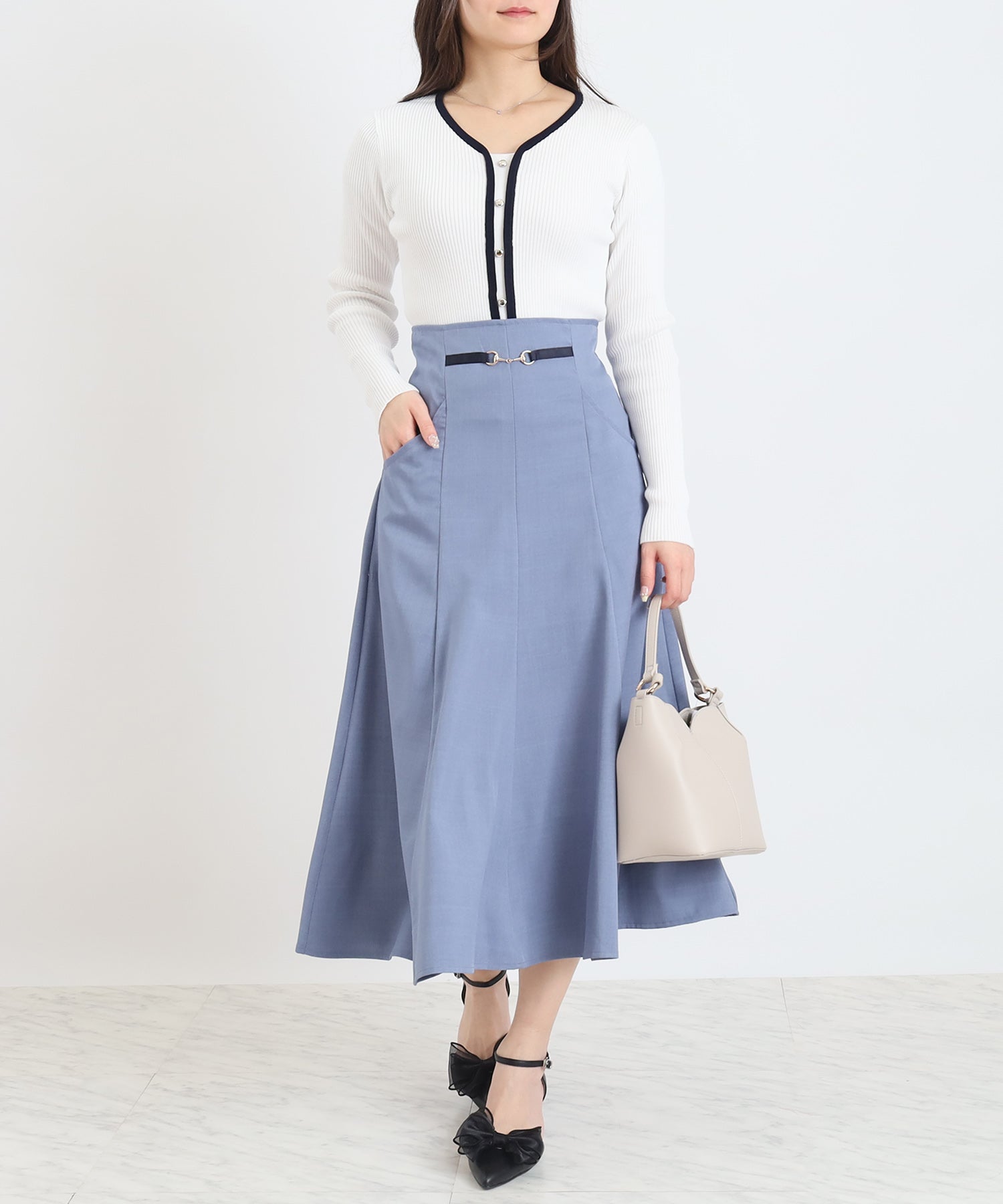 ブルー model:160 着用サイズ:M