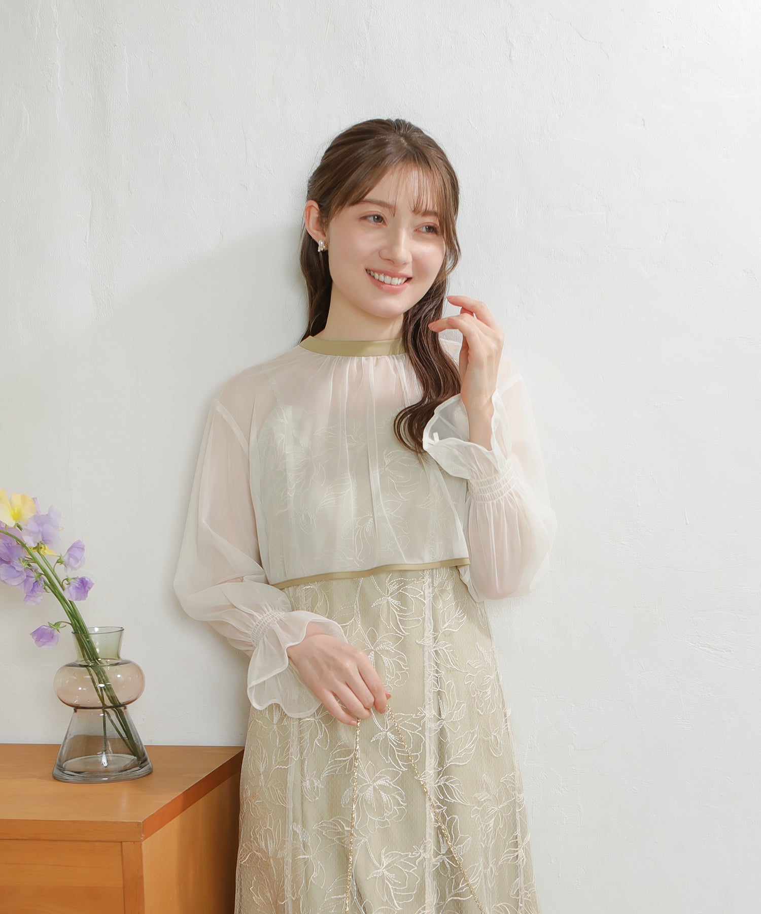 イエロー model:163cm 着用サイズ:M