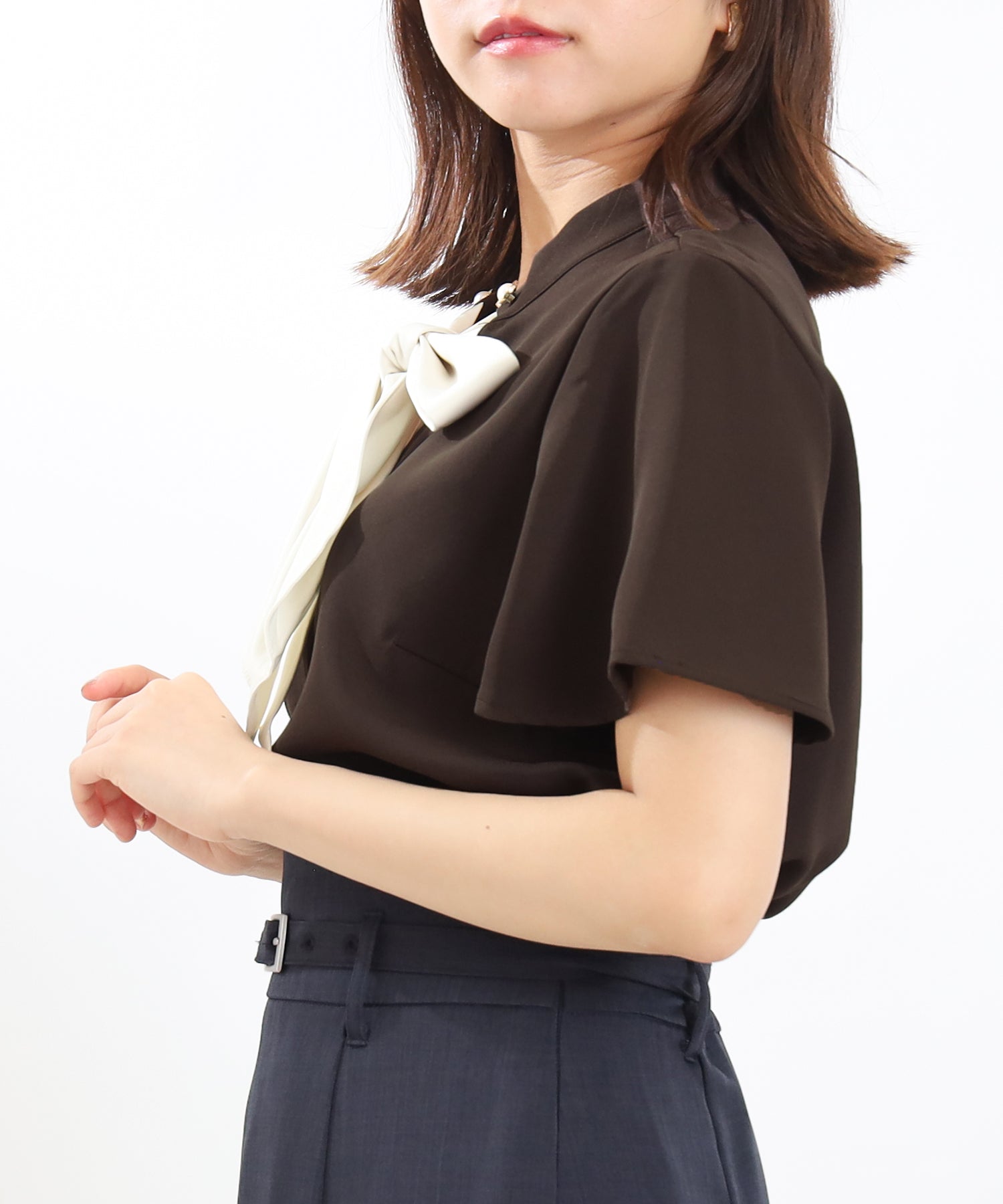 ブラウン model:156 着用サイズ:M