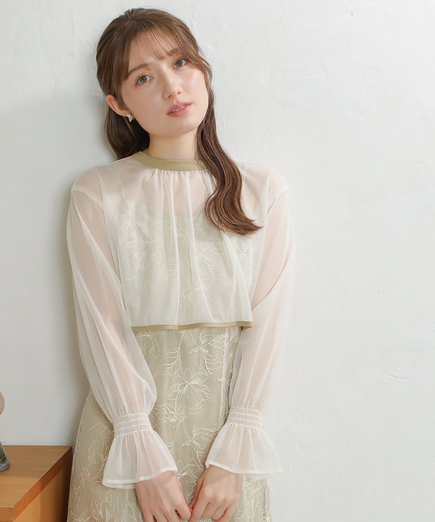 イエロー model:163cm 着用サイズ:M