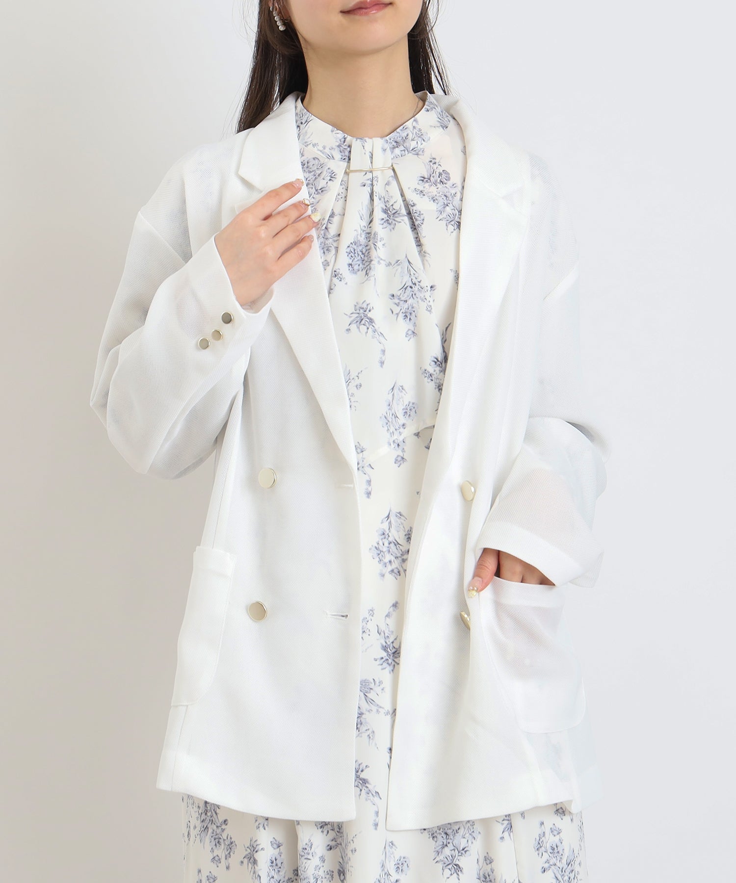 ホワイト model:160cm 着用サイズ:M