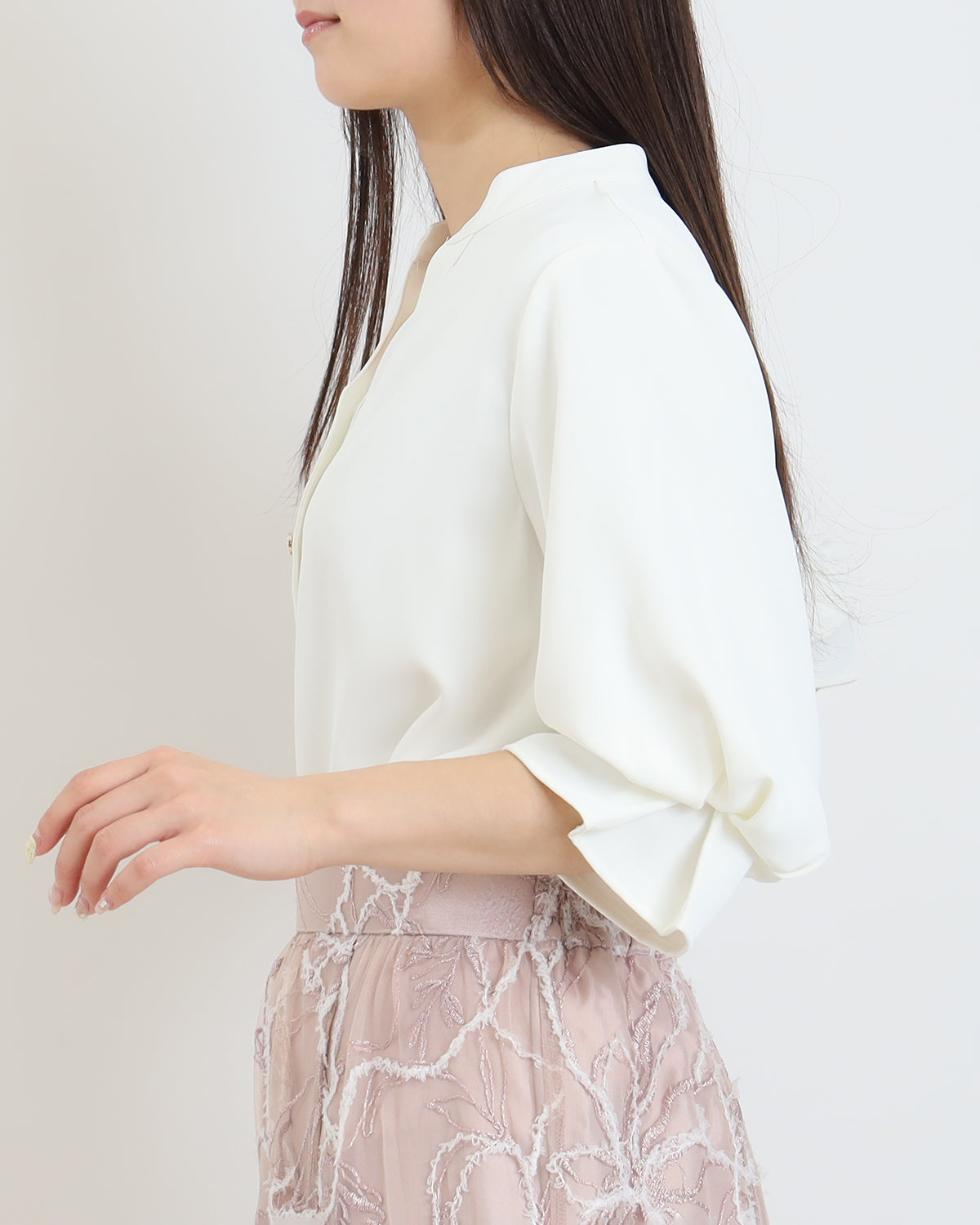 ホワイト model:160 着用サイズ:M