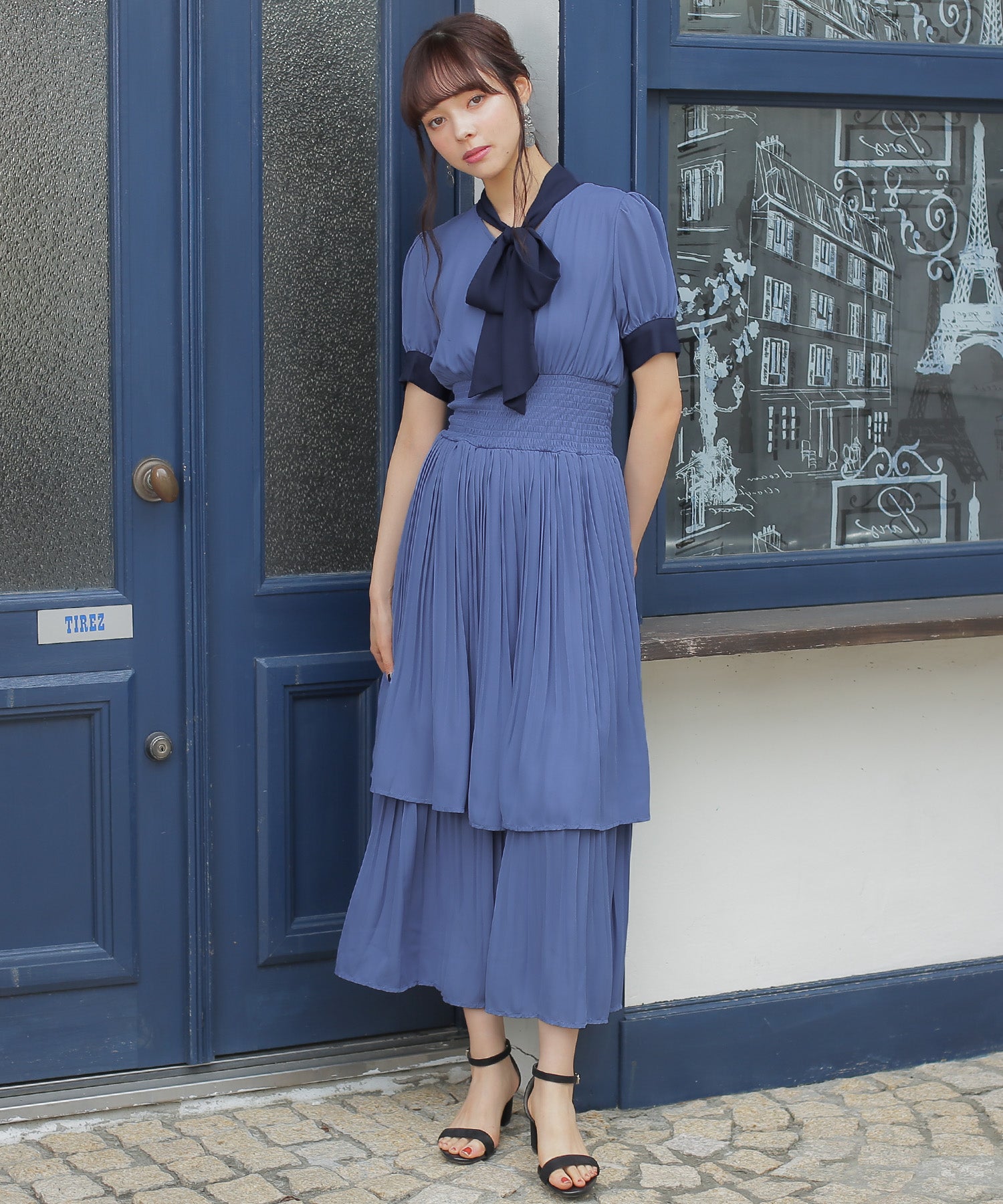 ブルー model:164cm 着用サイズ:M