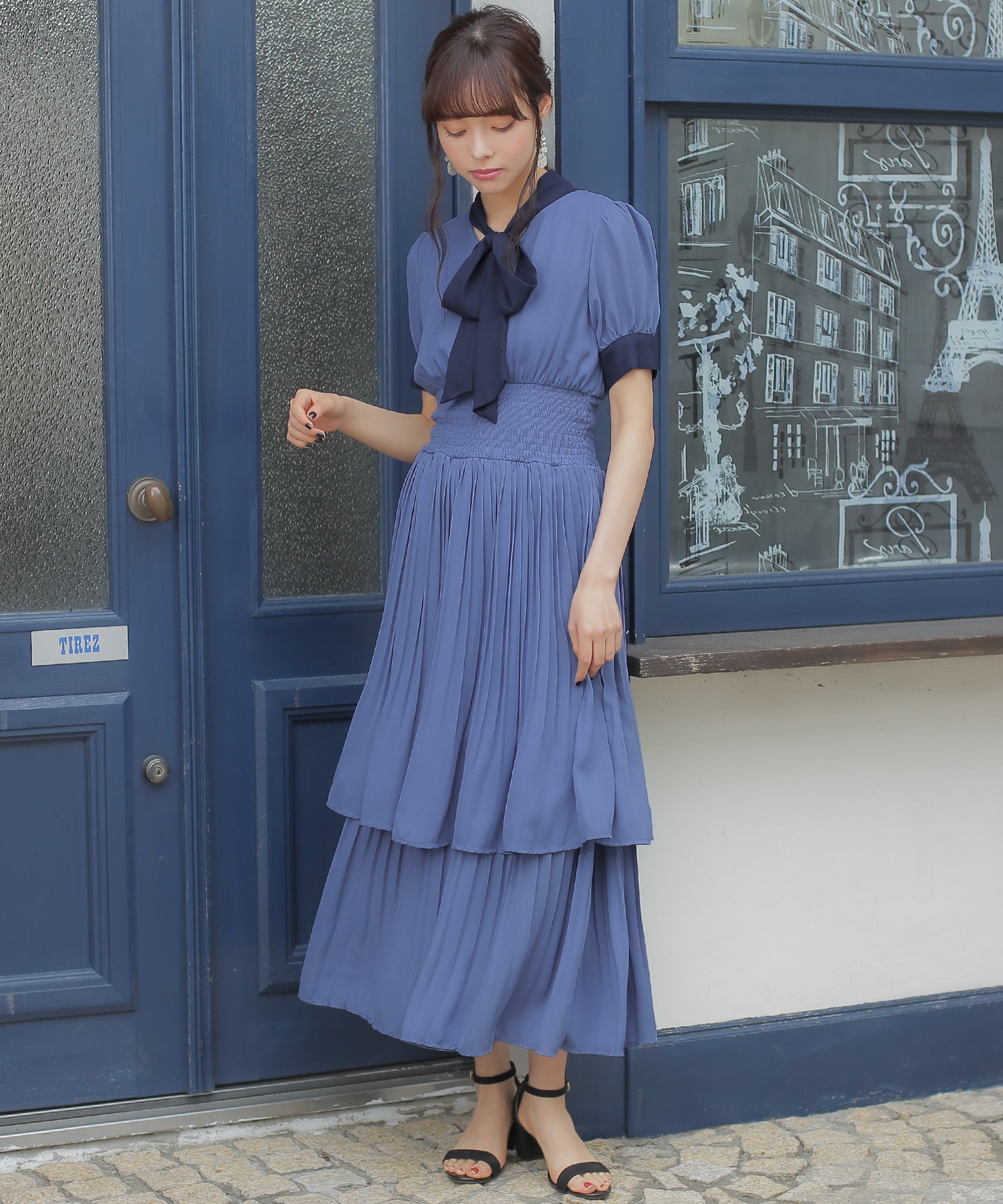 ブルー model:164cm 着用サイズ:M