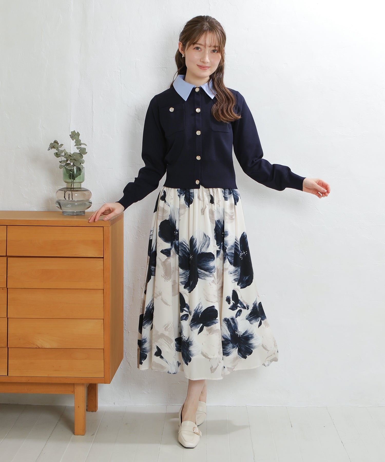 ネイビー model:163㎝ 着用サイズ:M