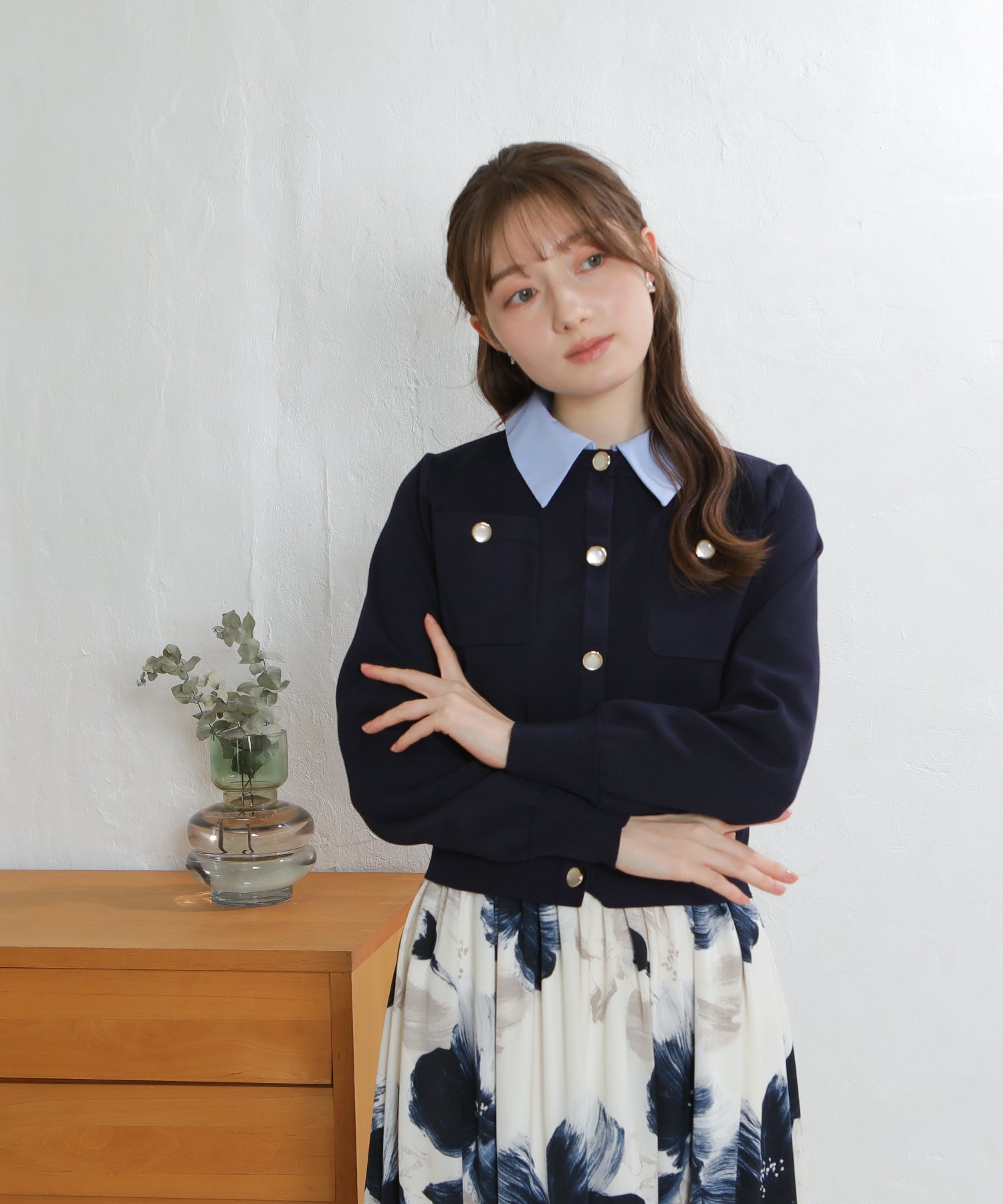 ネイビー model:163㎝ 着用サイズ:M