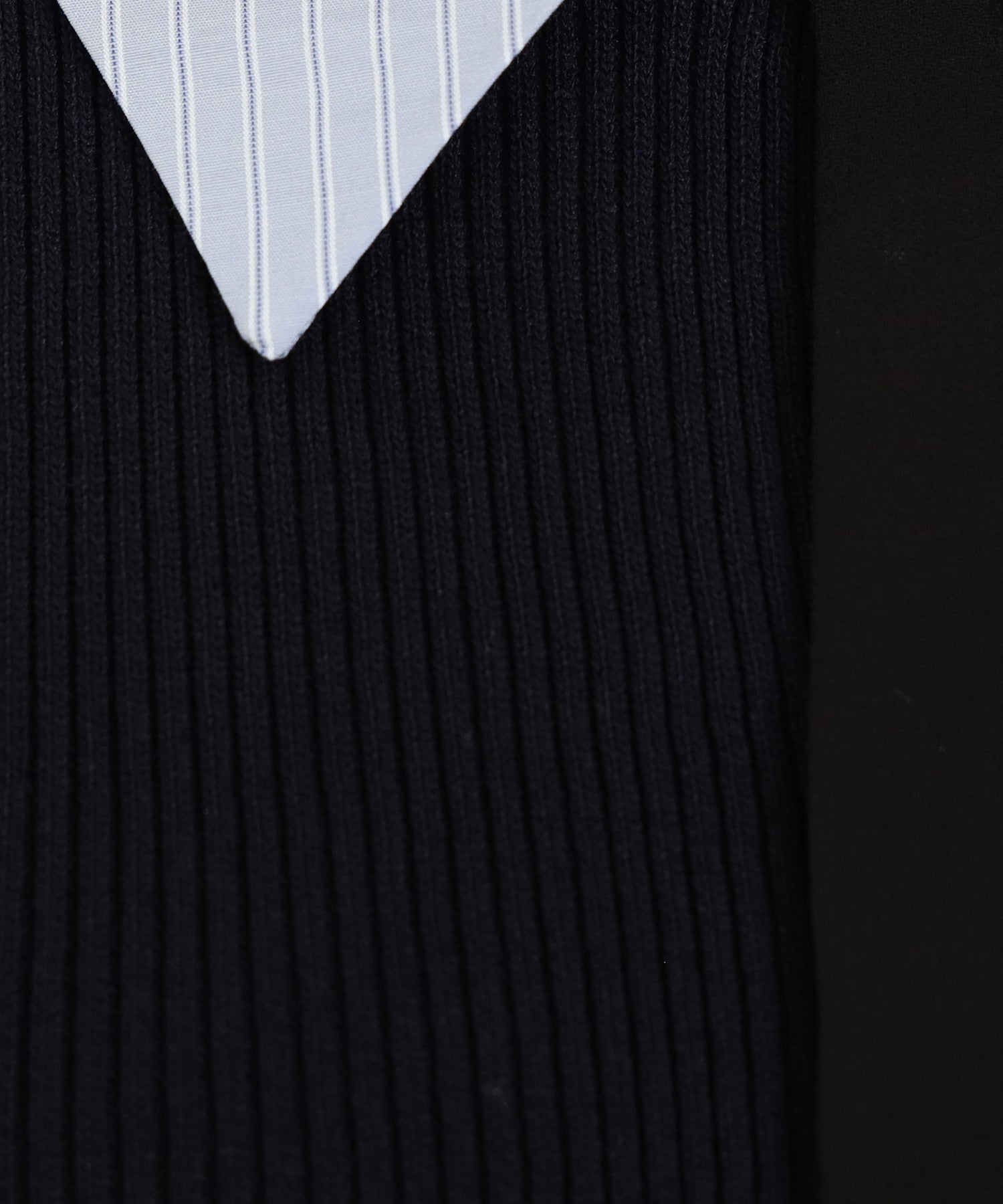 ネイビー×ホワイト(衿)