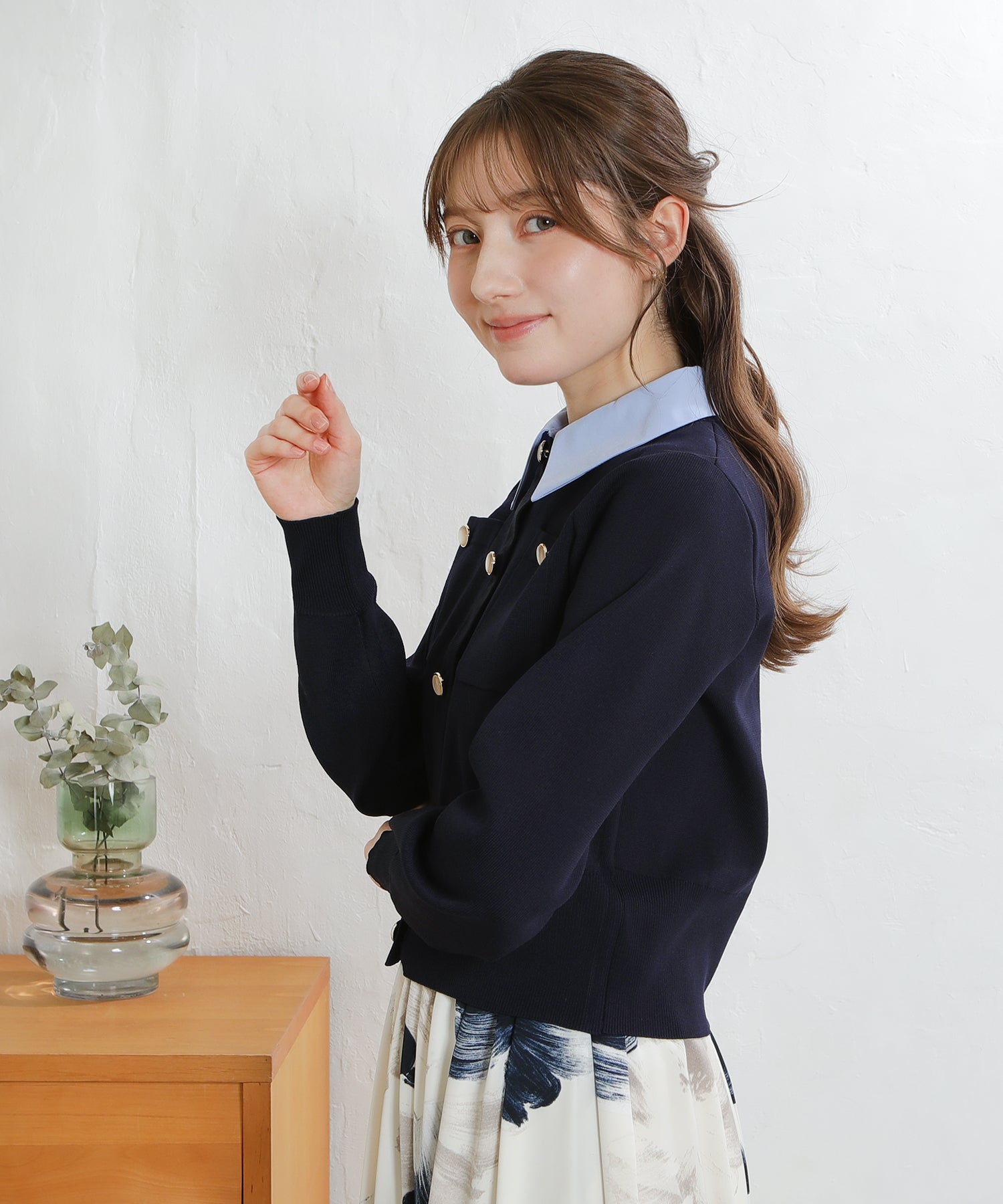 ネイビー model:163㎝ 着用サイズ:M