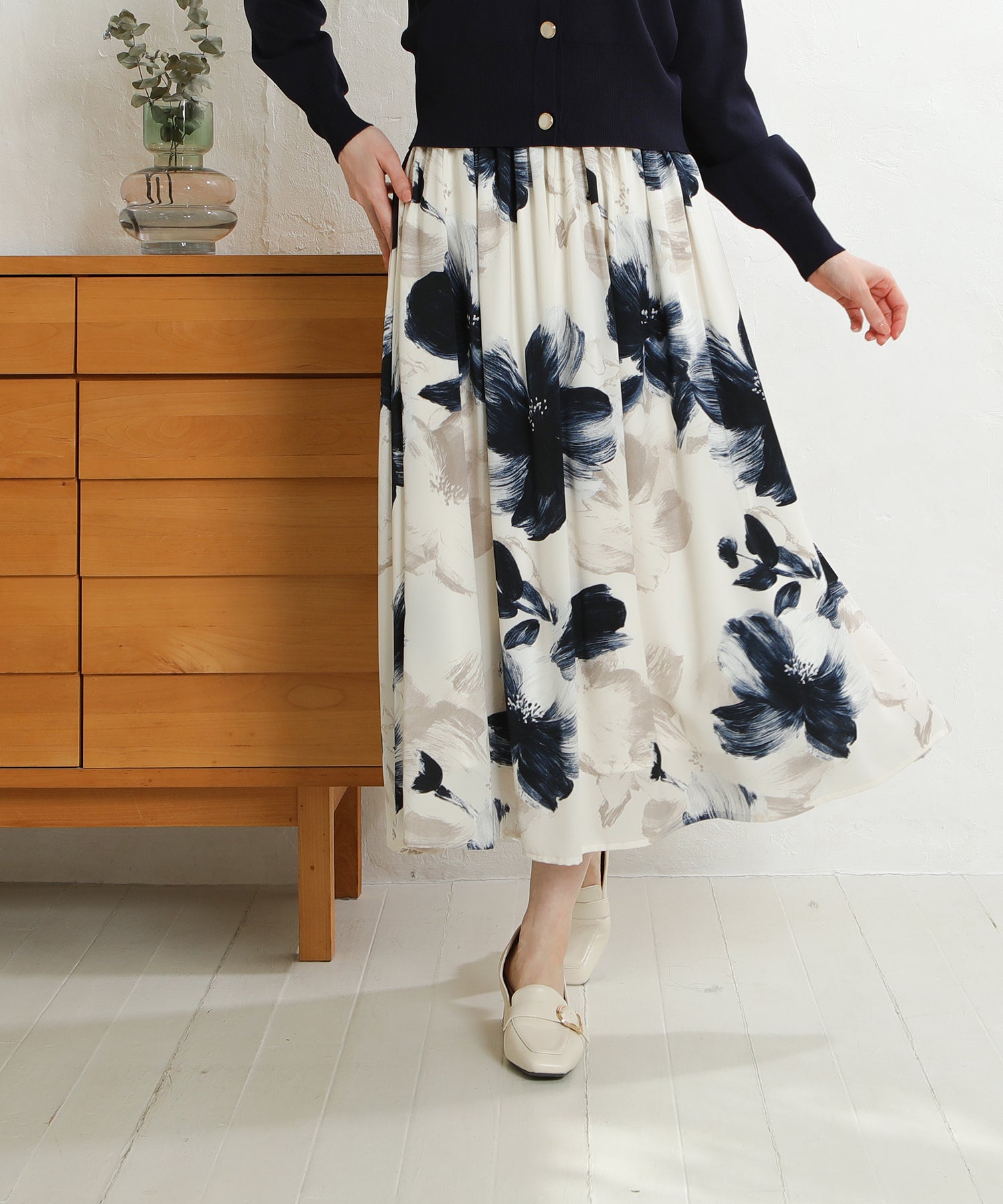 ブルー model:163 着用サイズ:S