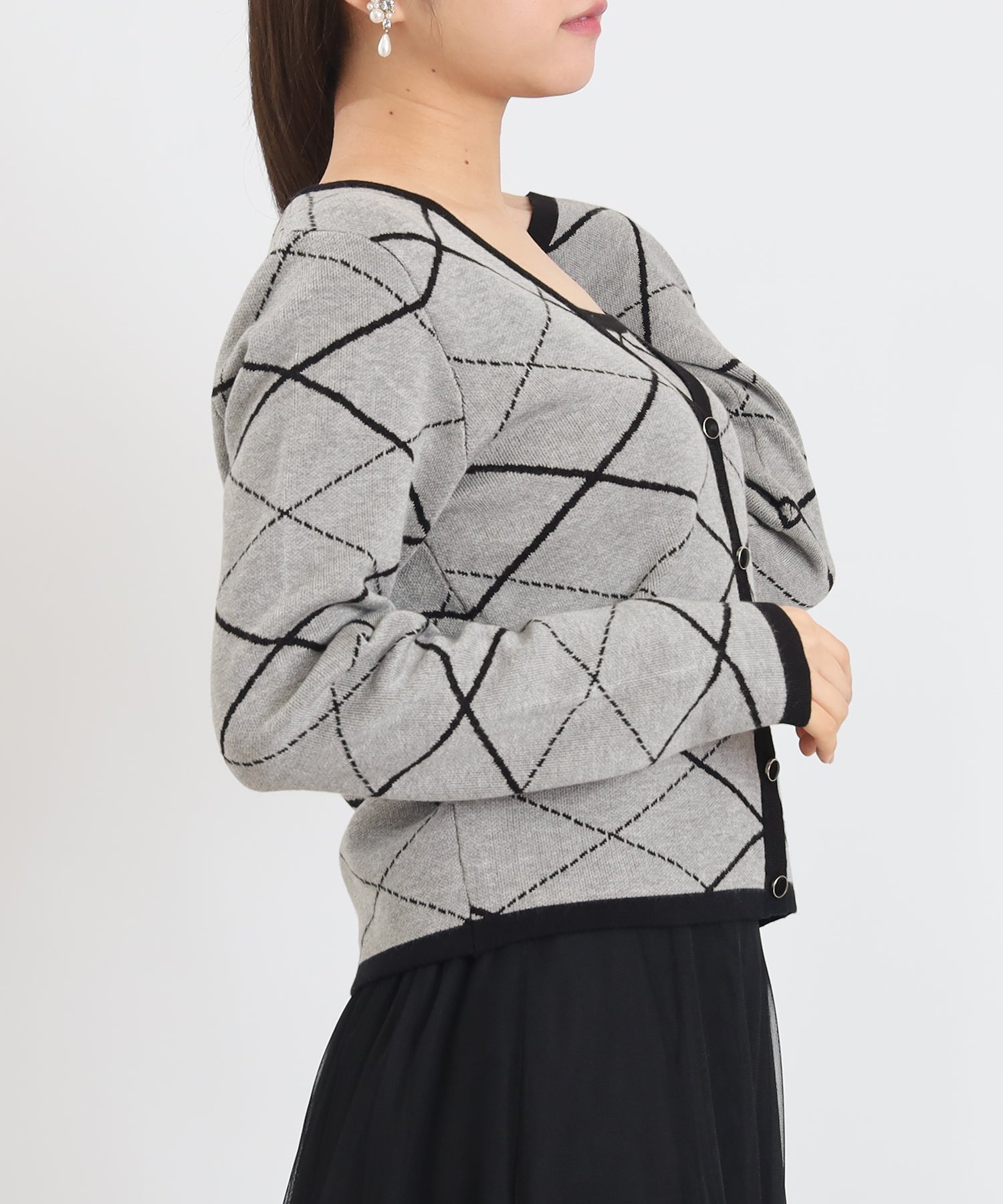 ライトグレー model:156cm 着用サイズ:M