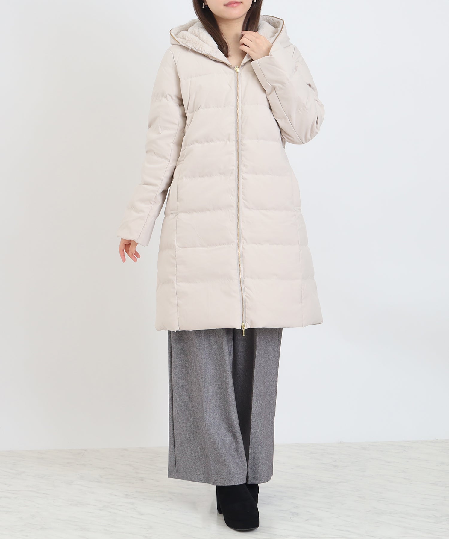 アイボリー mode:156 着用サイズ:M