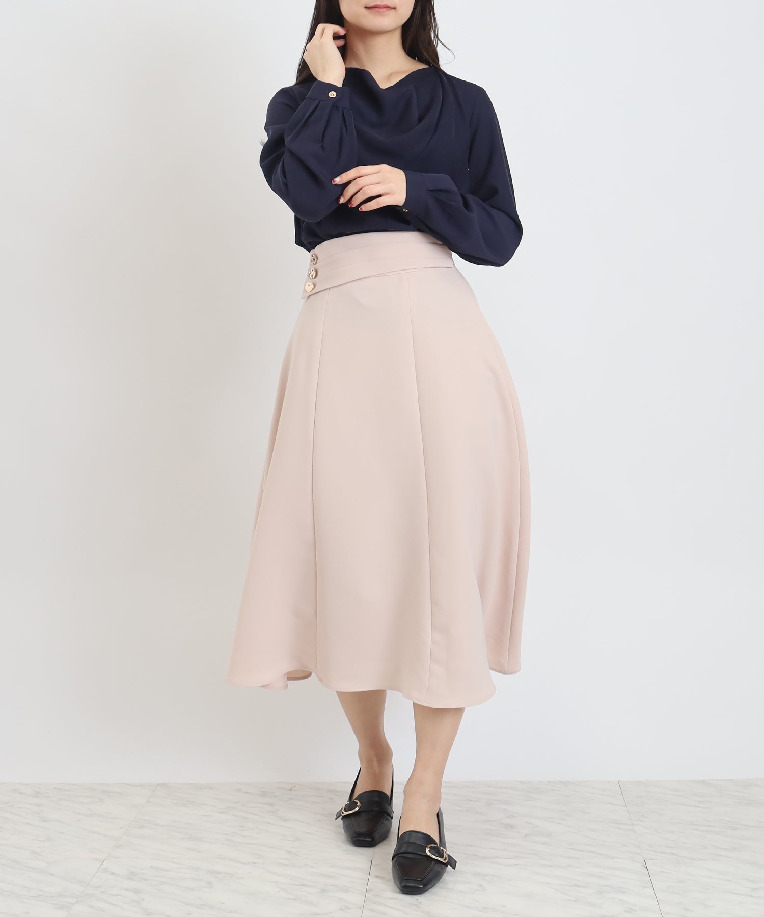 ネイビー model:160cm 着用サイズ:M