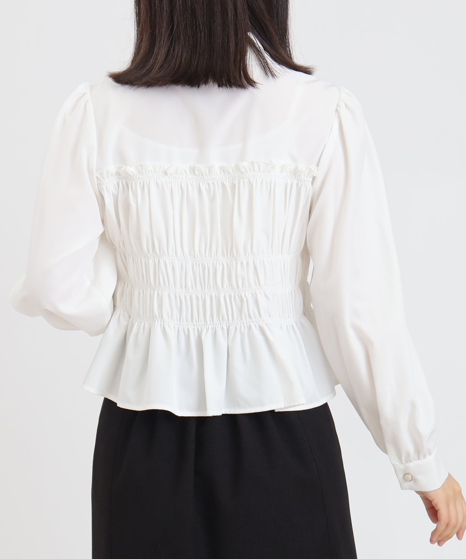 ホワイト model:156 着用サイズ:M