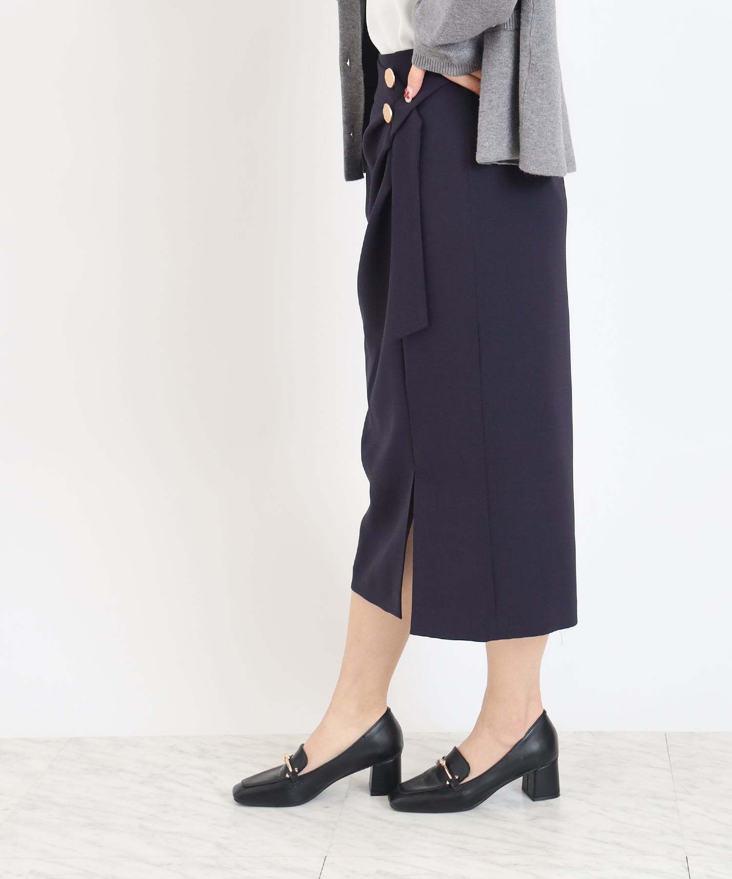 ネイビー model:160 着用サイズ:M