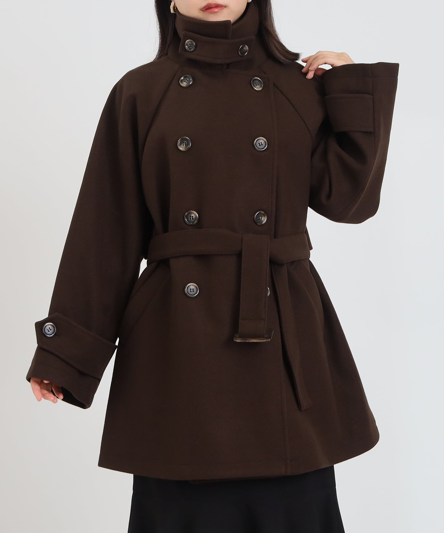 ブラウン model:156 着用サイズ:M