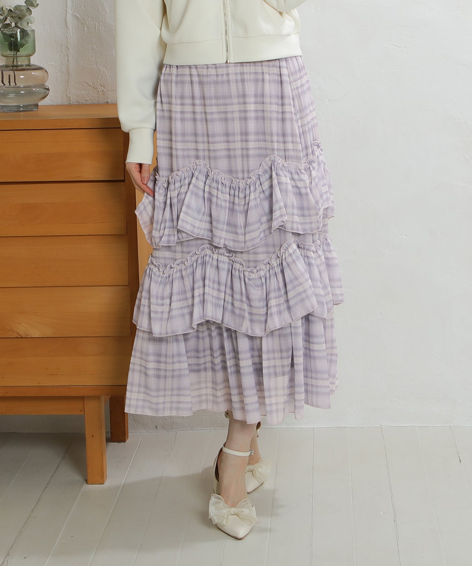 ラベンダー model:163cm 着用サイズ:M