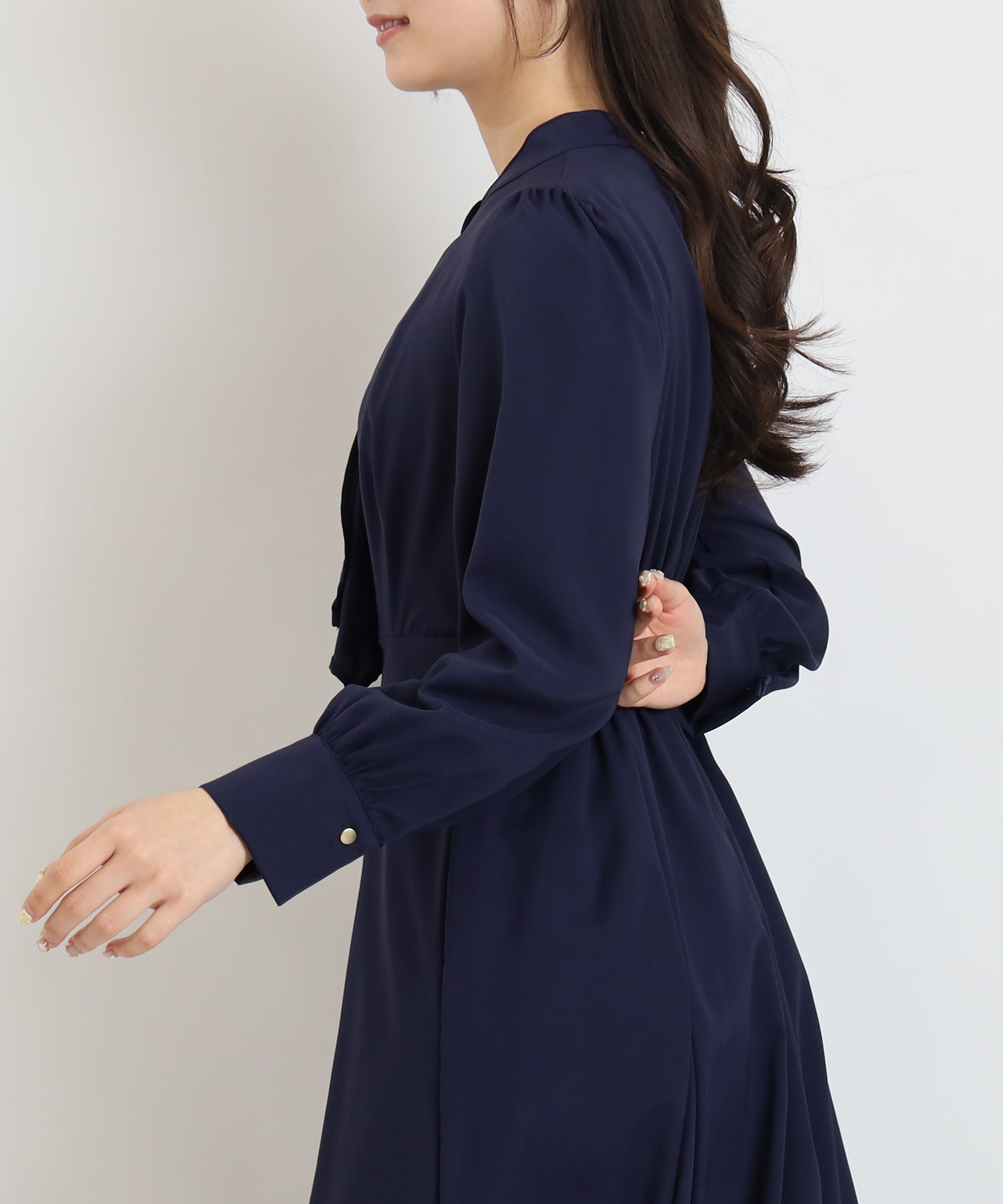 ネイビー model:160cm 着用サイズ:M