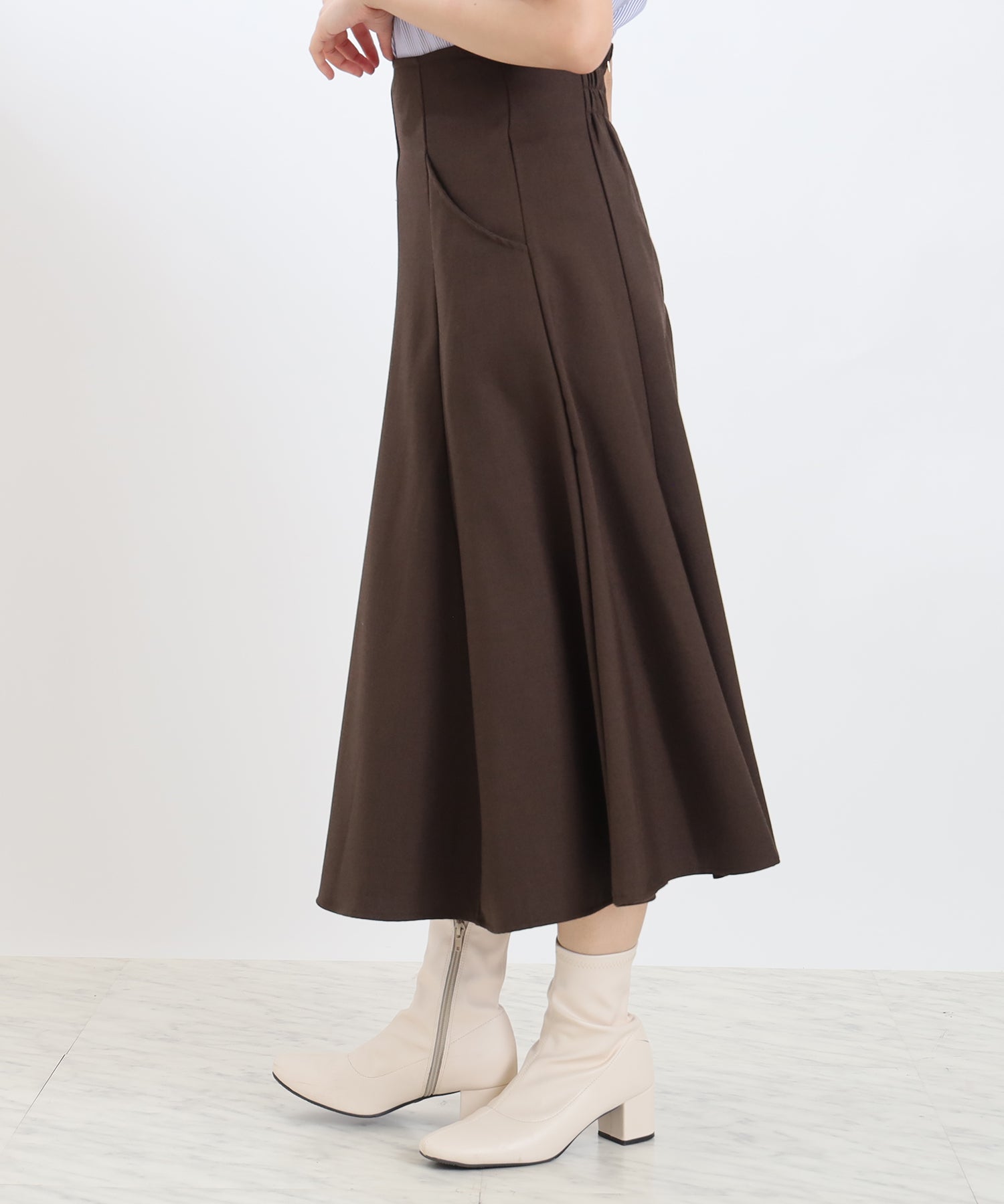 ブラウン model:156 着用サイズ:S