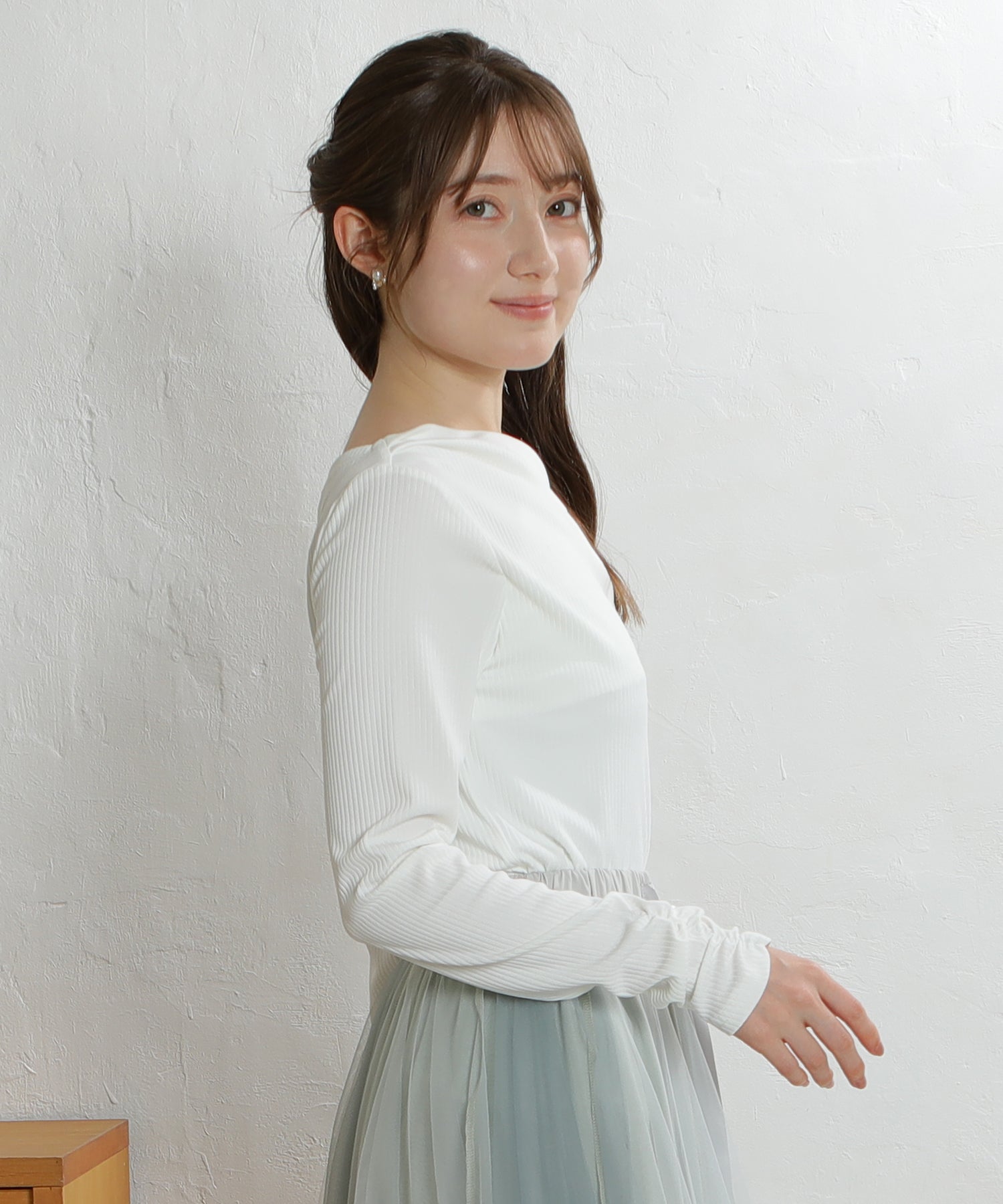 ホワイト model:163cm 着用サイズ:M