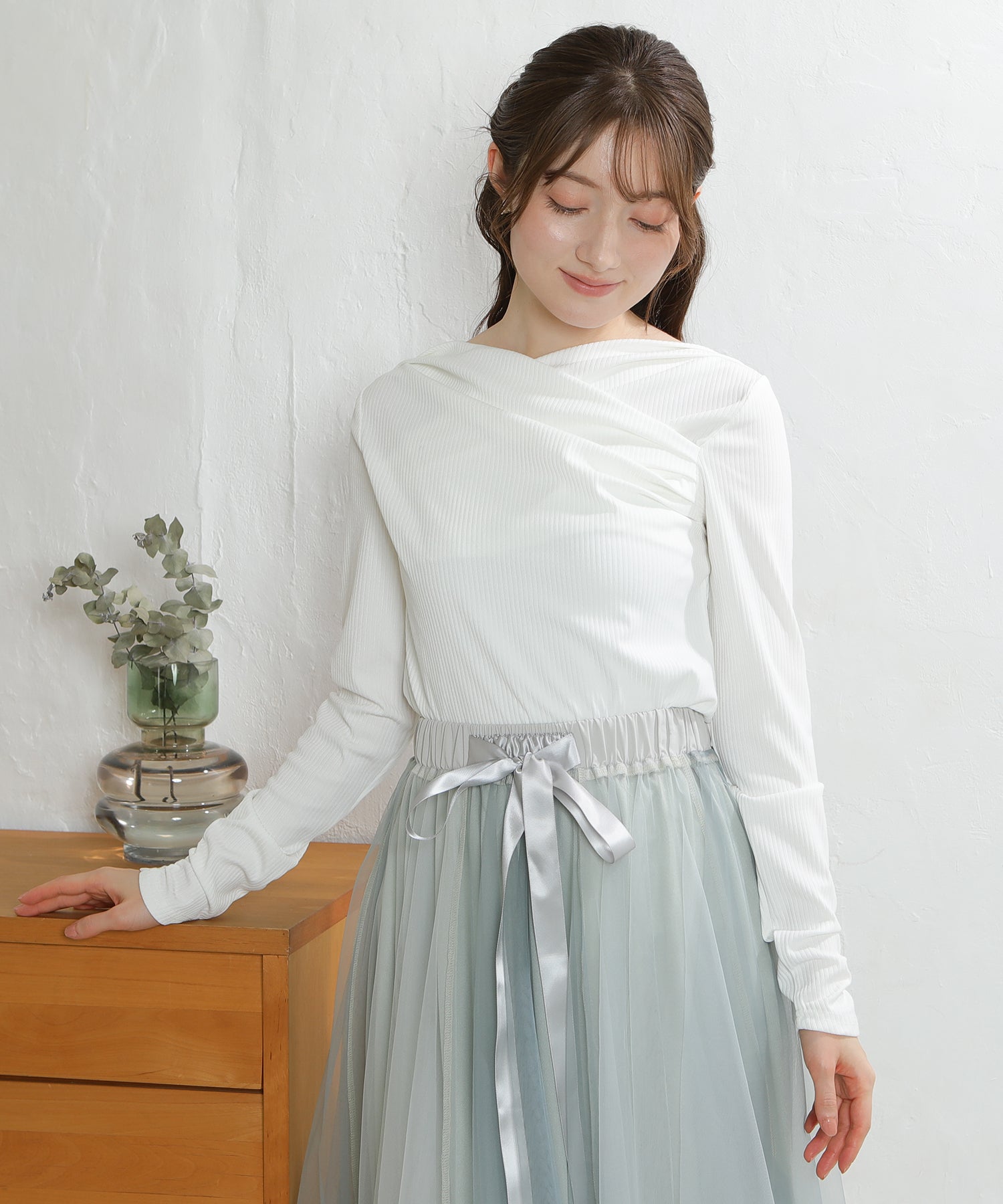 ホワイト model:163cm 着用サイズ:M