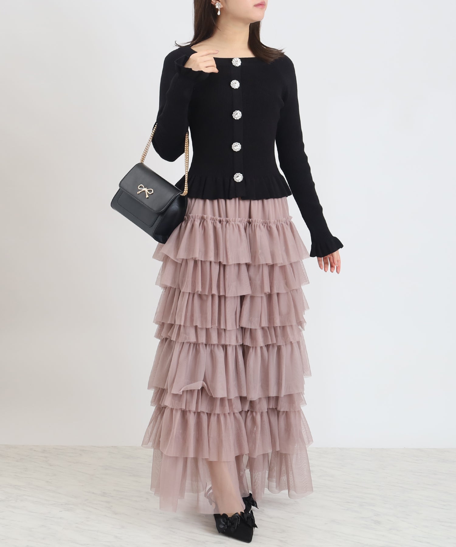 ブラック model:156 着用サイズ:M