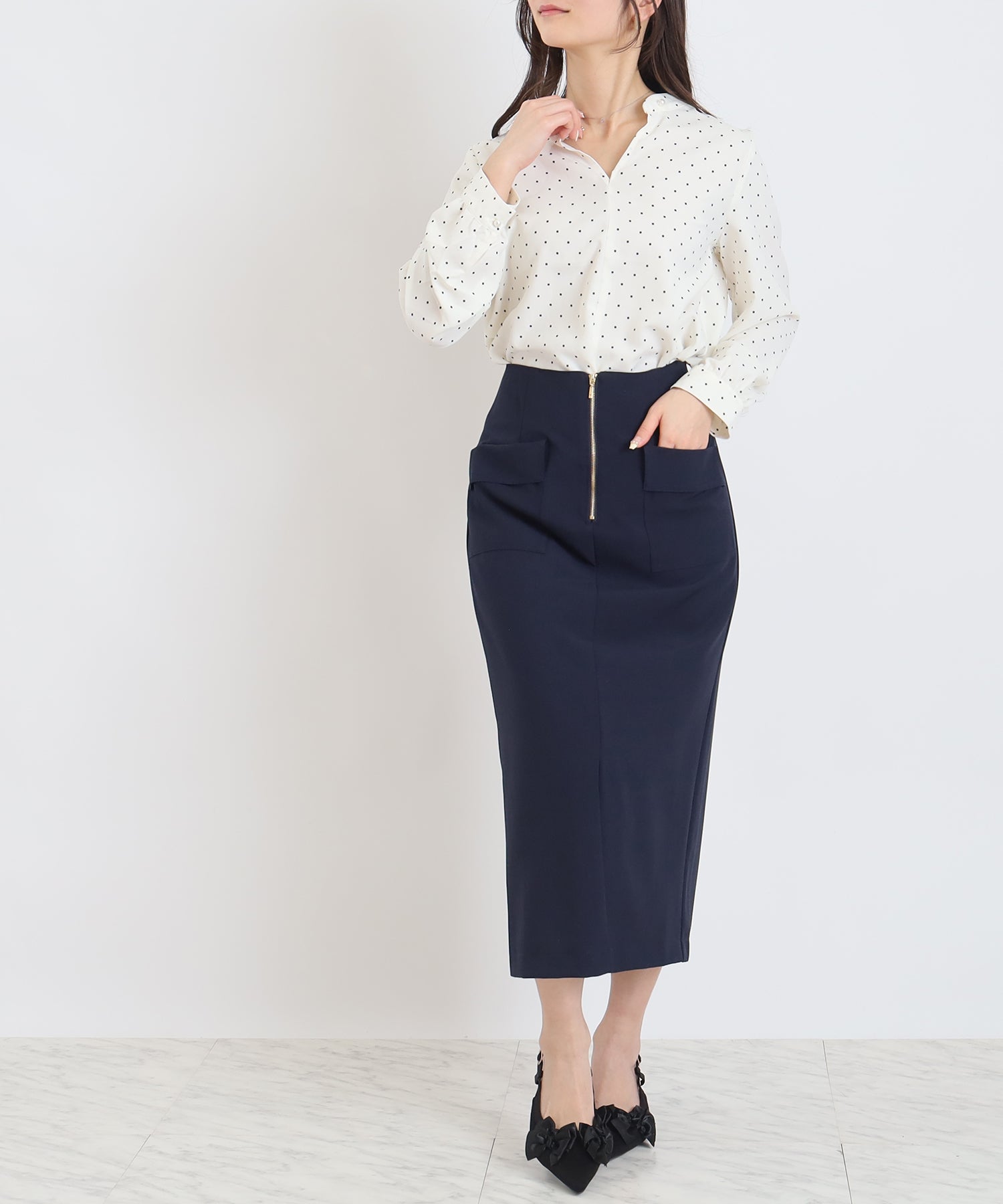 ホワイト model:160㎝ 着用サイズ:M