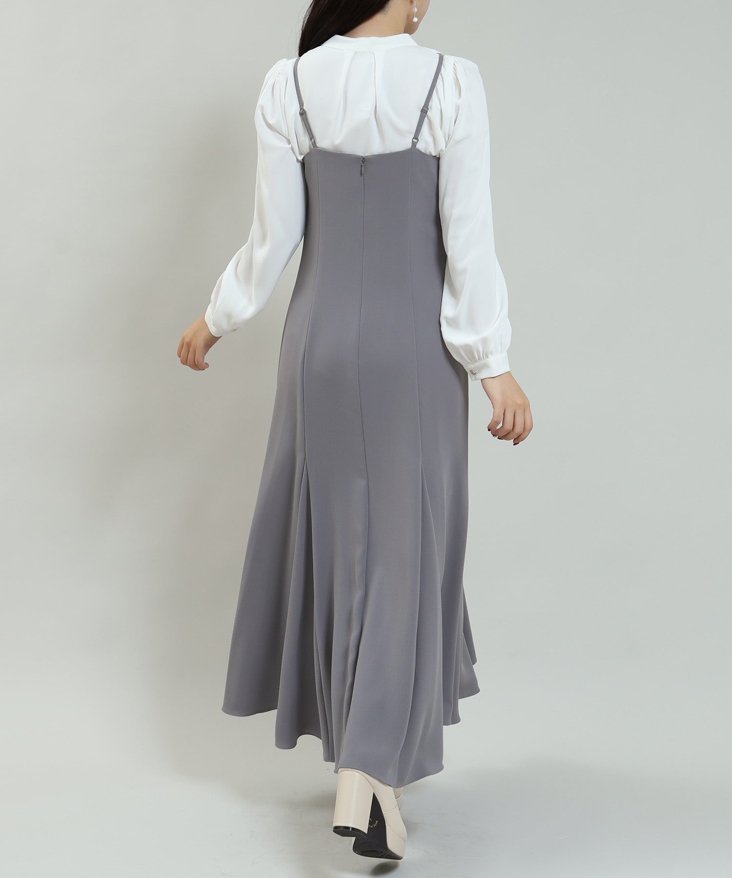 ダスティーブルー(キャミワンピ) model:156cm 着用サイズ:M