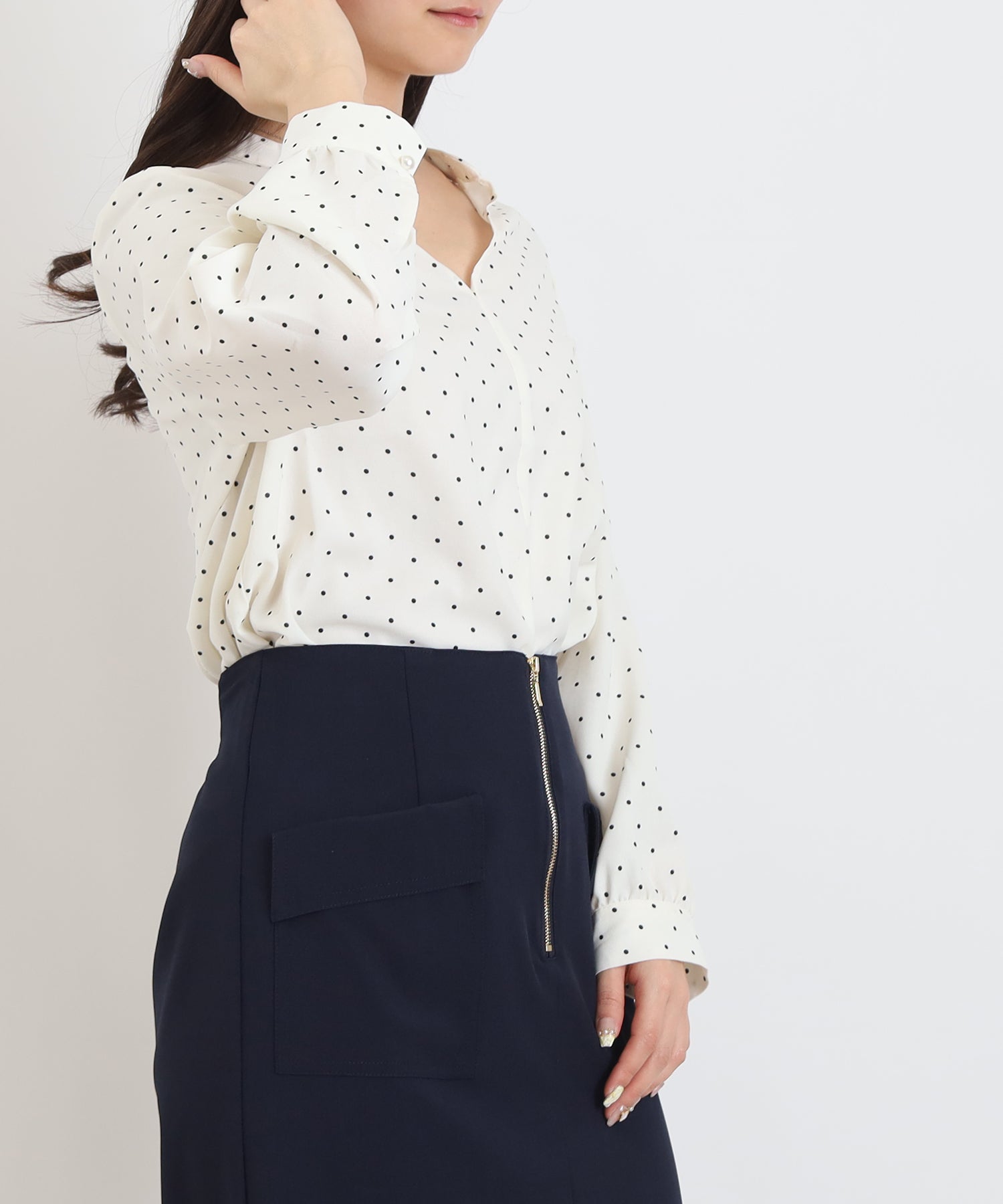 ホワイト model:160㎝ 着用サイズ:M