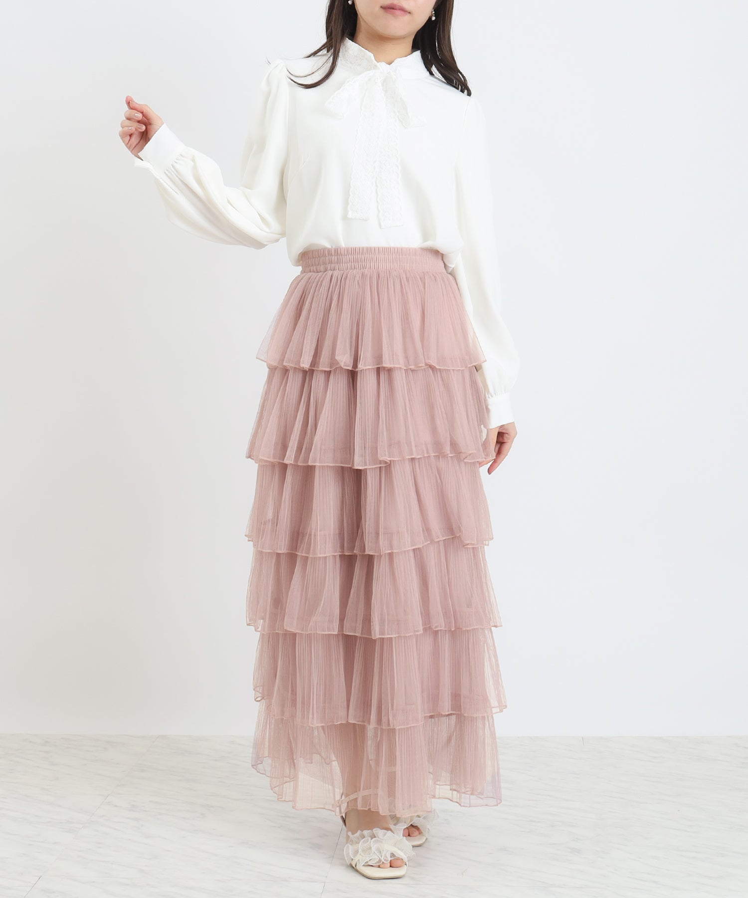 ピンク model:156 着用サイズ:M