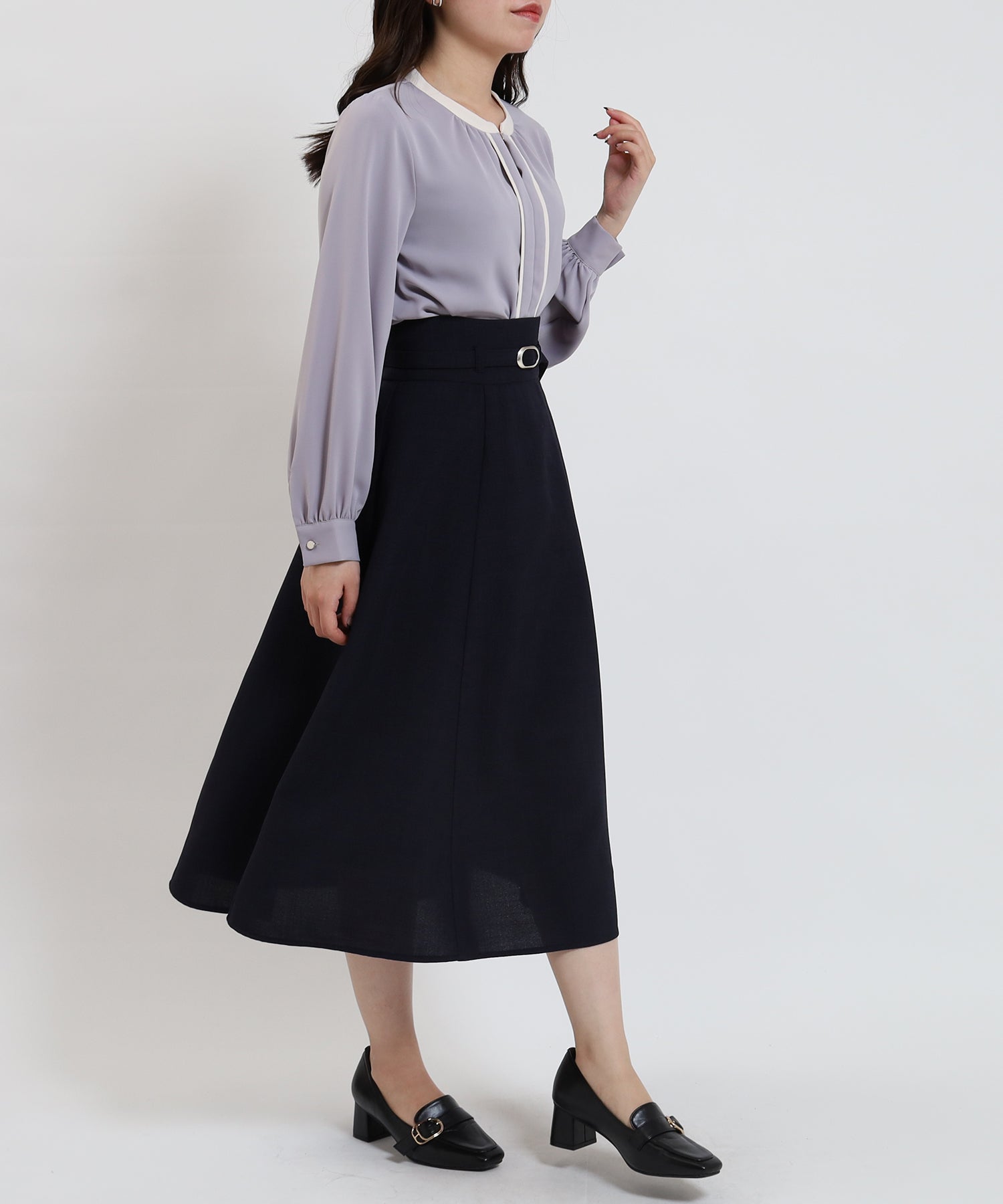 ラベンダー model:156cm/骨格ストレート 着用サイズ:M