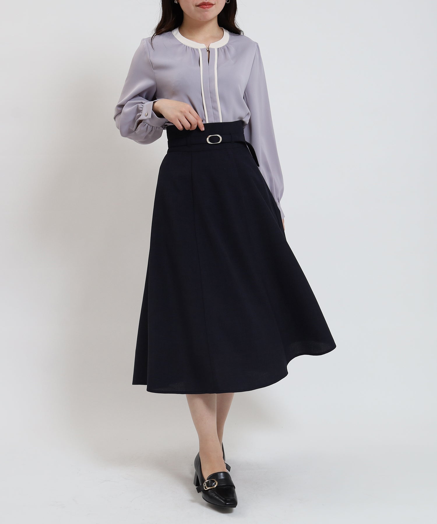 ラベンダー model:156cm/骨格ストレート 着用サイズ:M