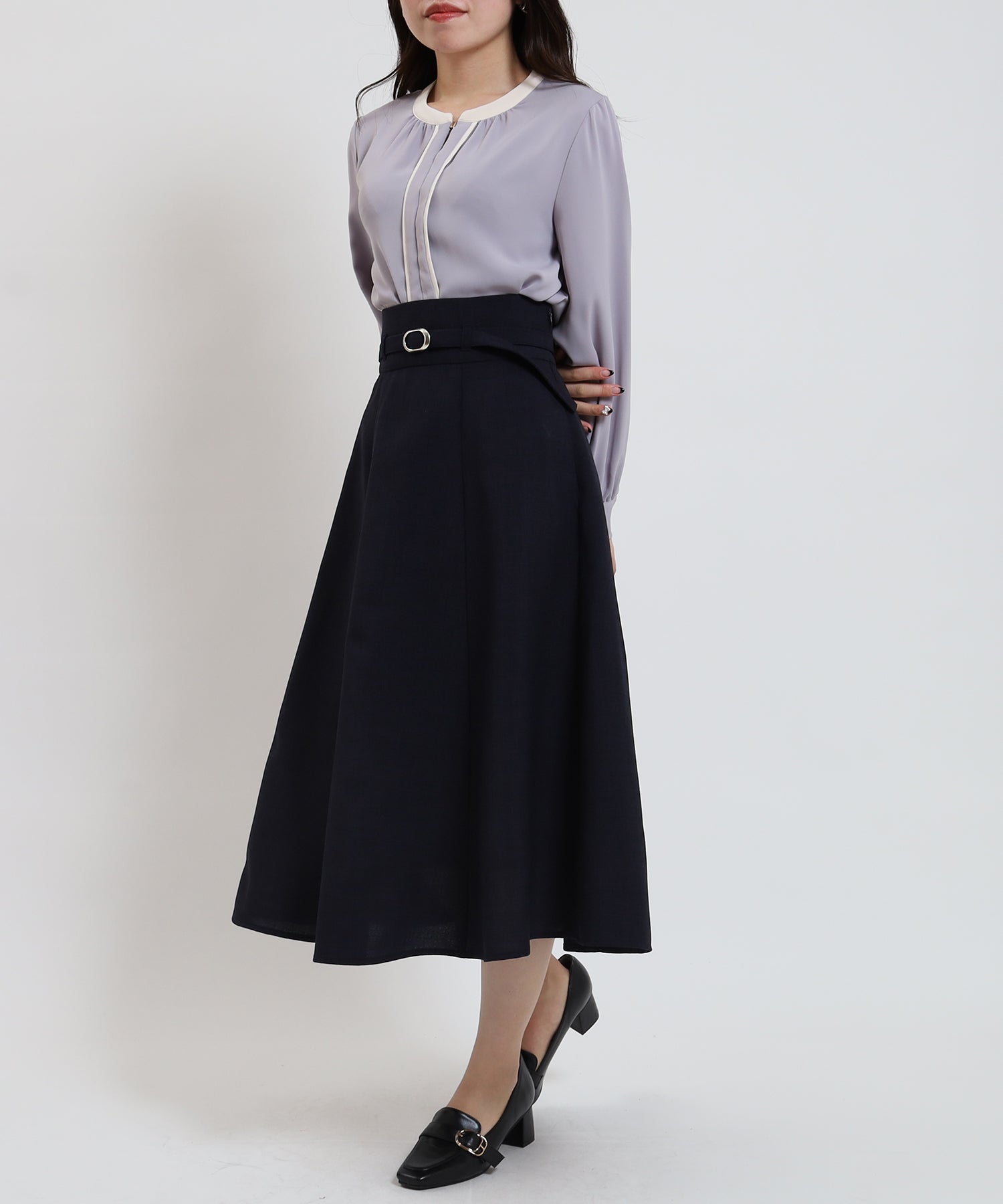 ラベンダー model:156cm/骨格ストレート 着用サイズ:M