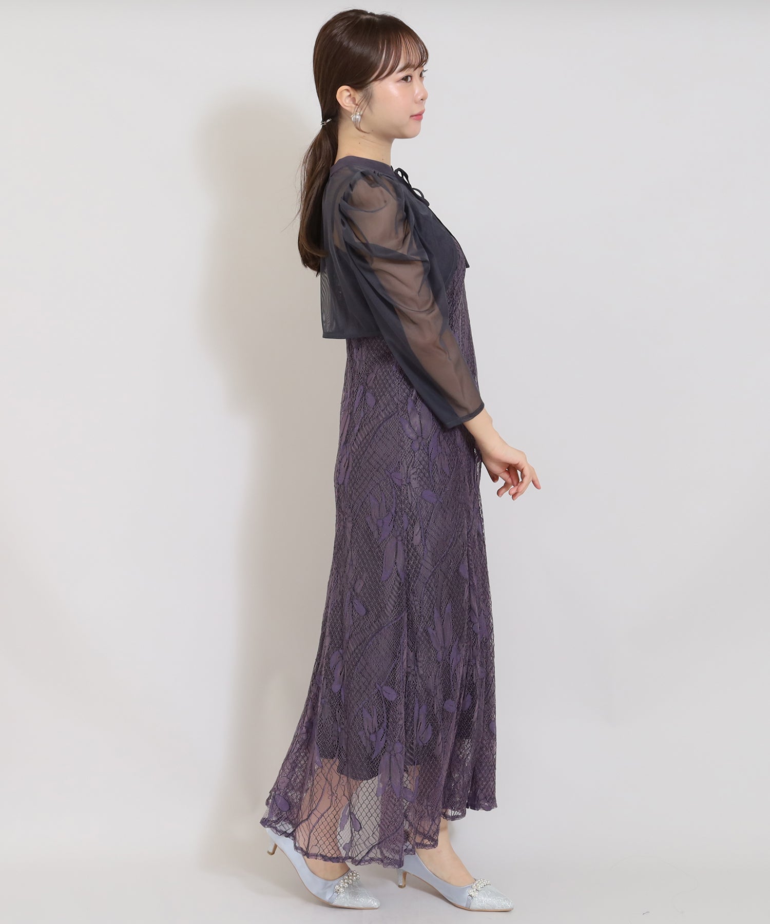 パープル model:156 着用サイズ:M
