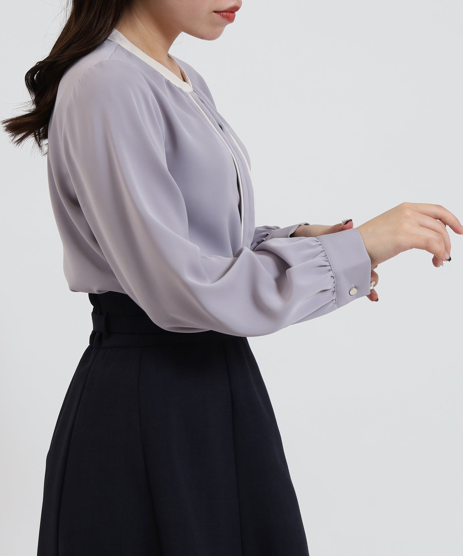 ラベンダー model:156cm/骨格ストレート 着用サイズ:M