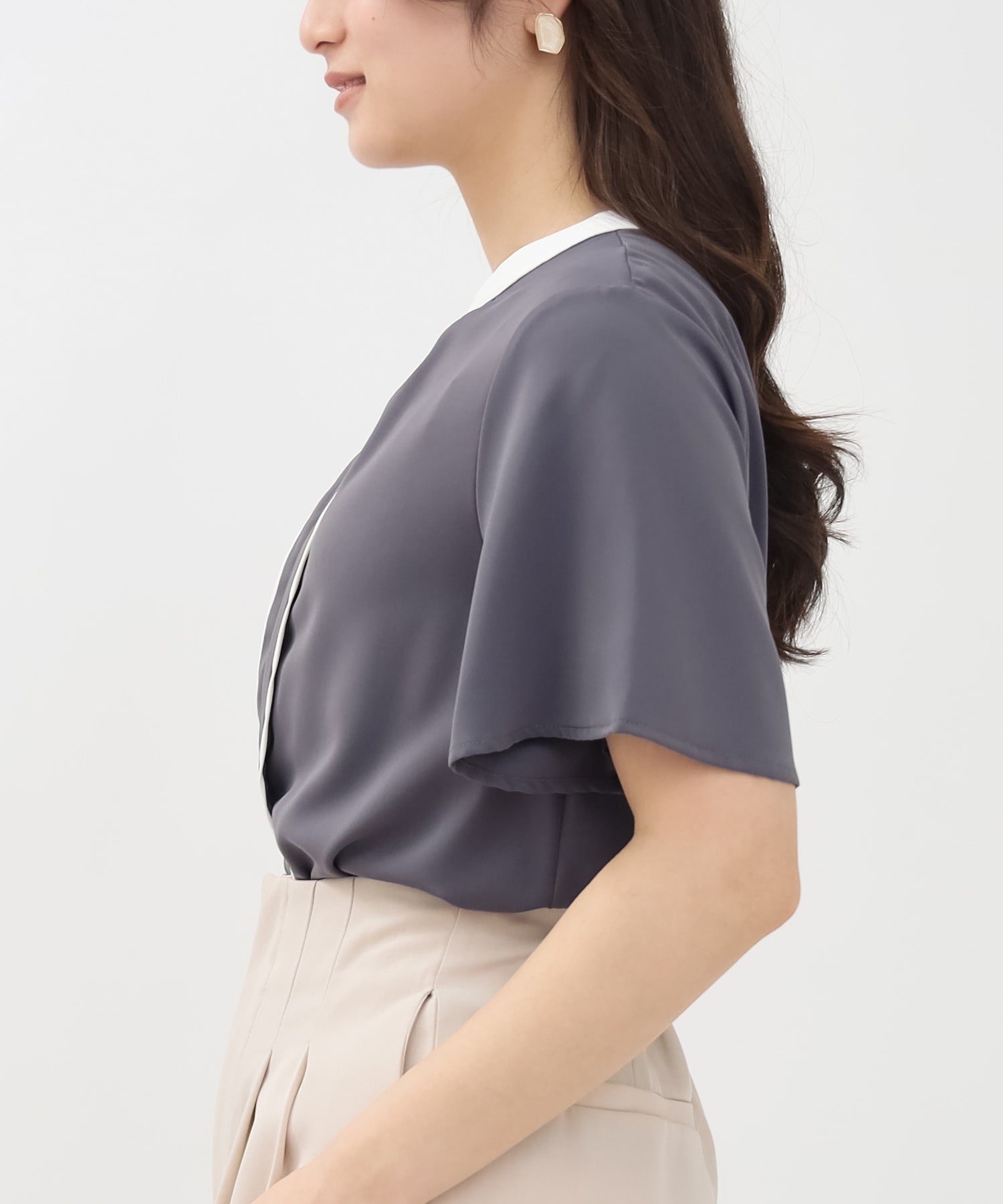 チャコール model:160cm 着用サイズ:M