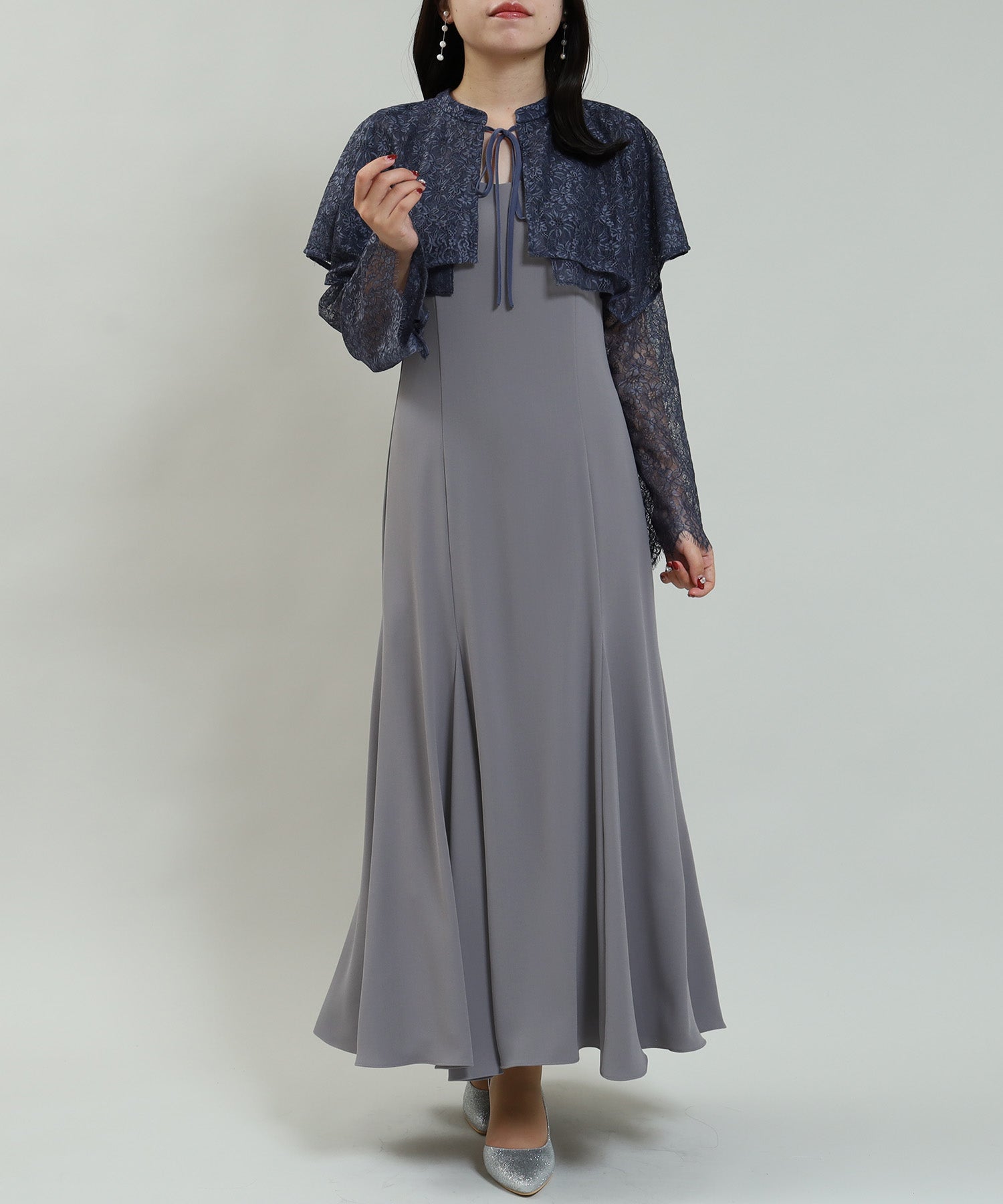 ダスティーブルー model:156cm 着用サイズ:M
