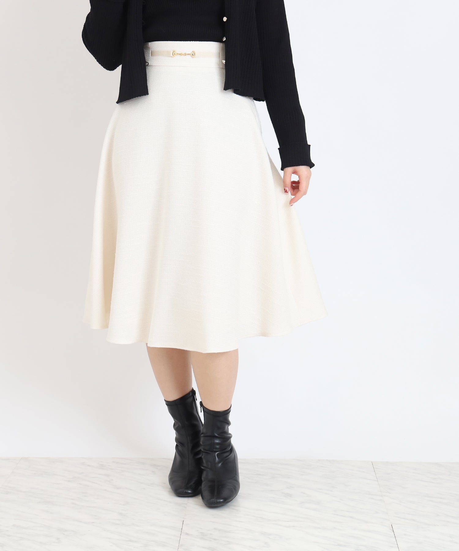 ホワイト model:160 着用サイズ:M