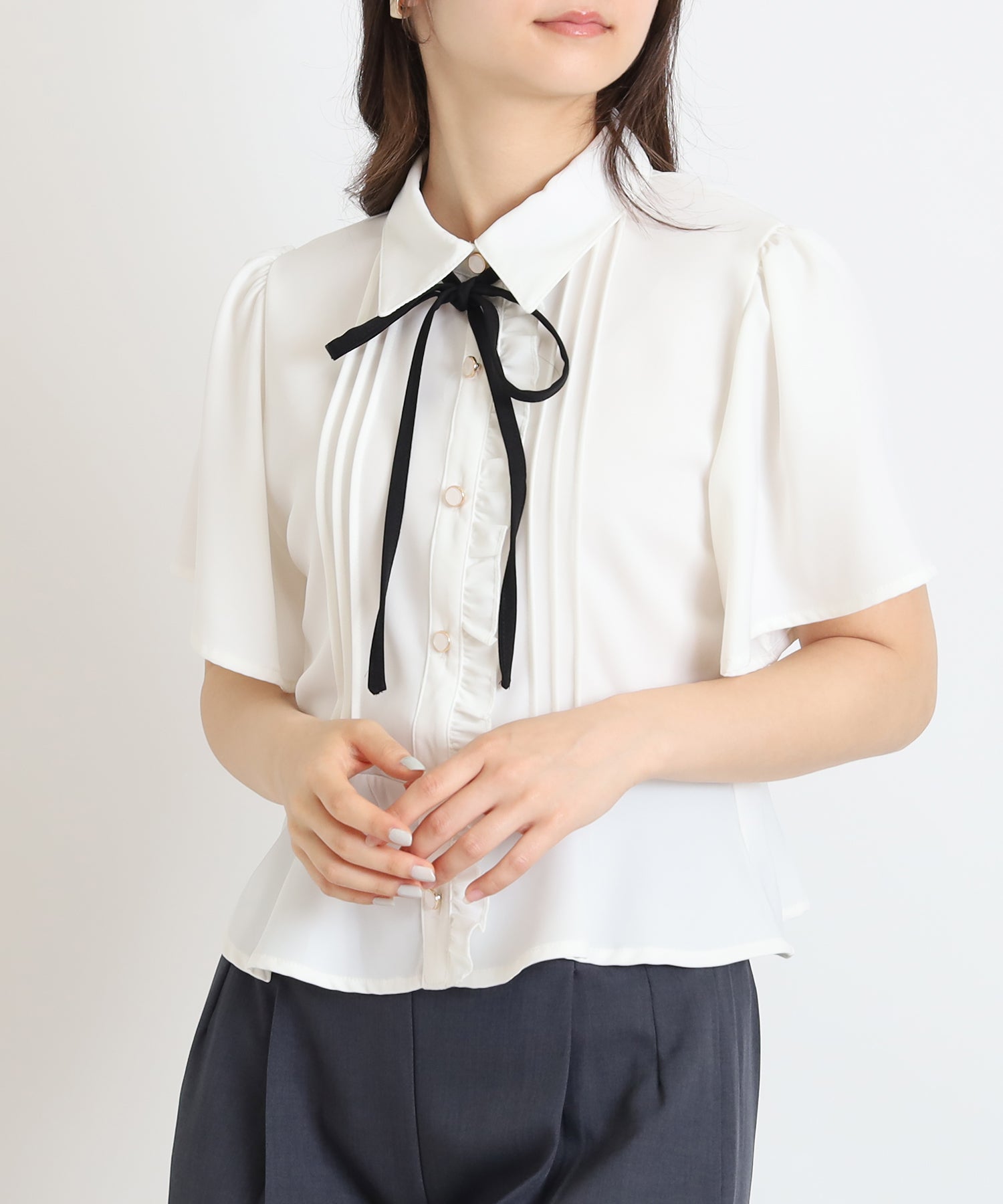 ホワイト model:160cm 着用サイズ:M
